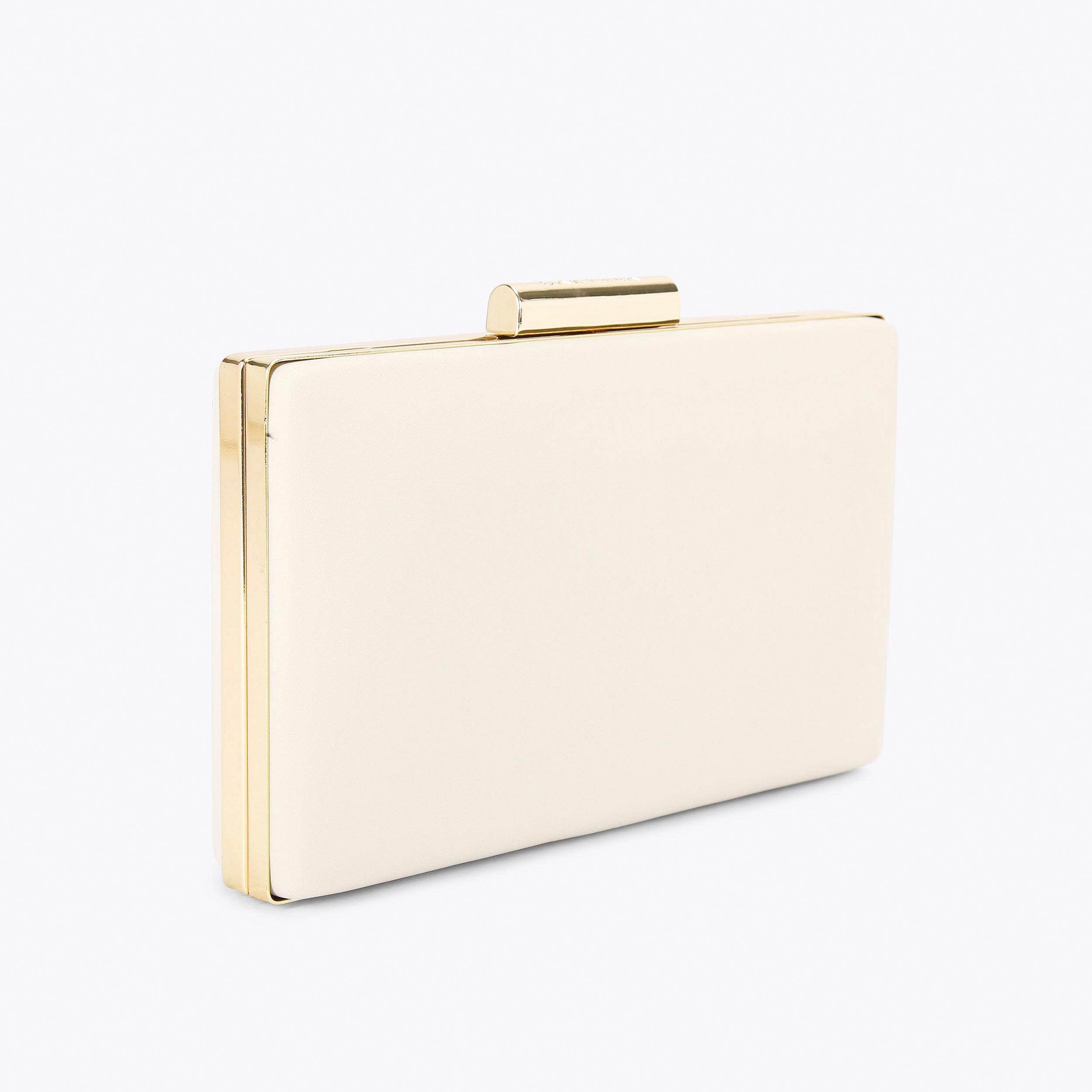AINTREE CLUTCH Bone Clutch Bag by CARVELA