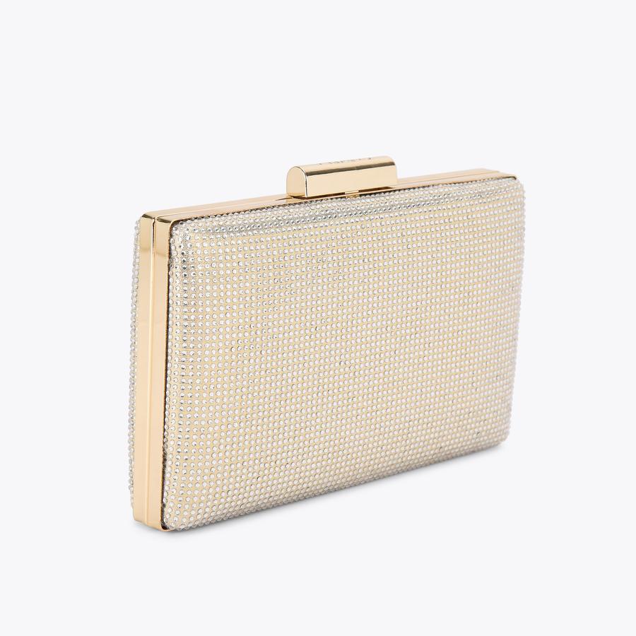 Sparkly gold clutch sale