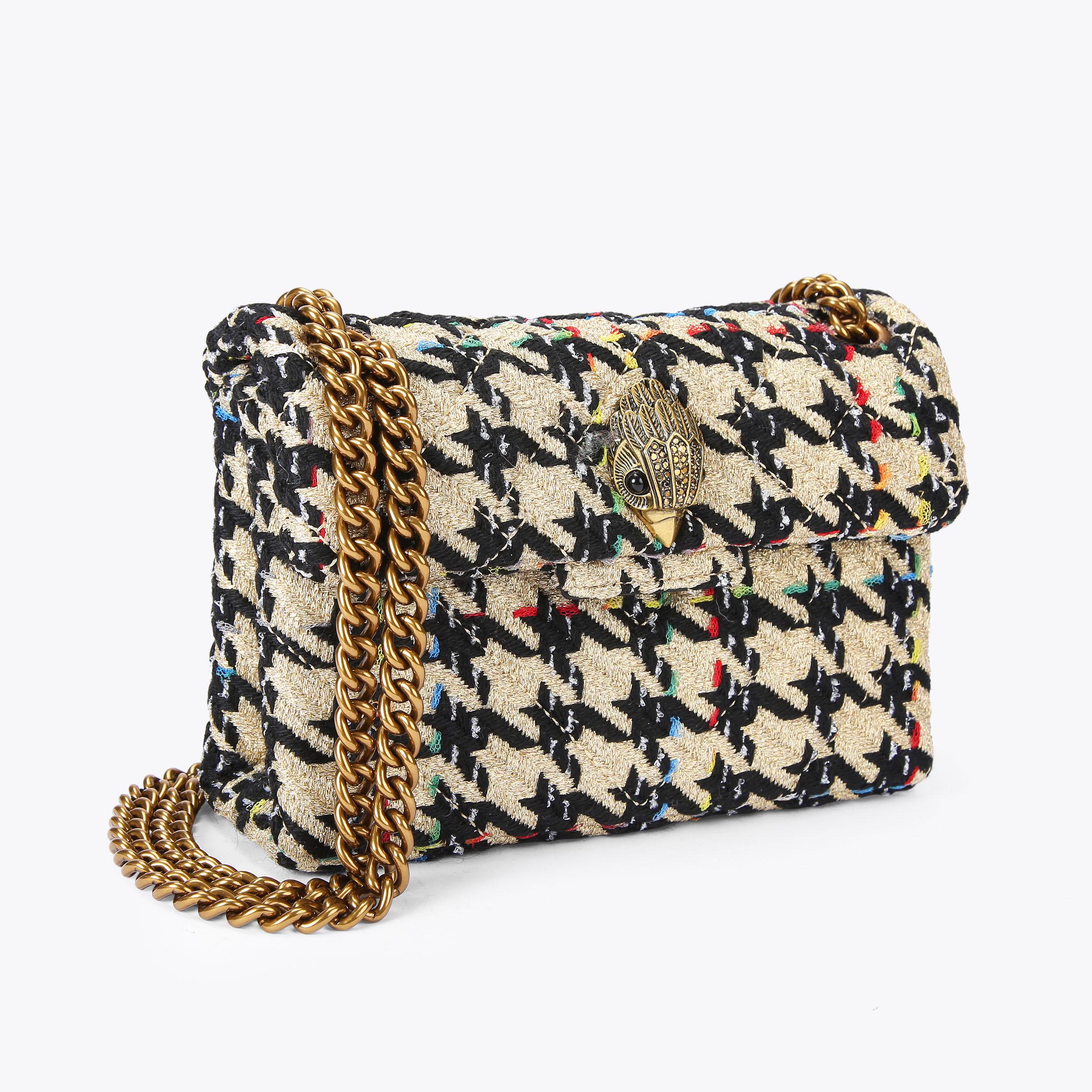 Kurt geiger tweed on sale mini kensington bag