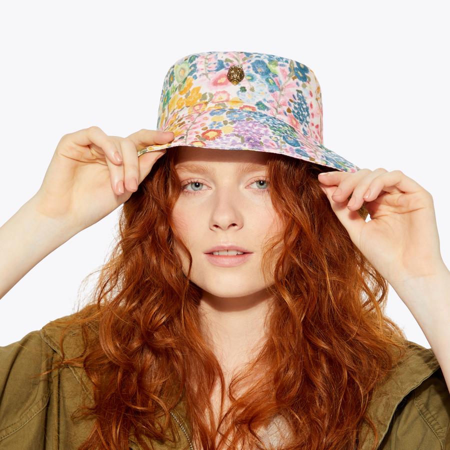FC BUCKET HAT Floral Couture Bucket Hat by KURT GEIGER LONDON