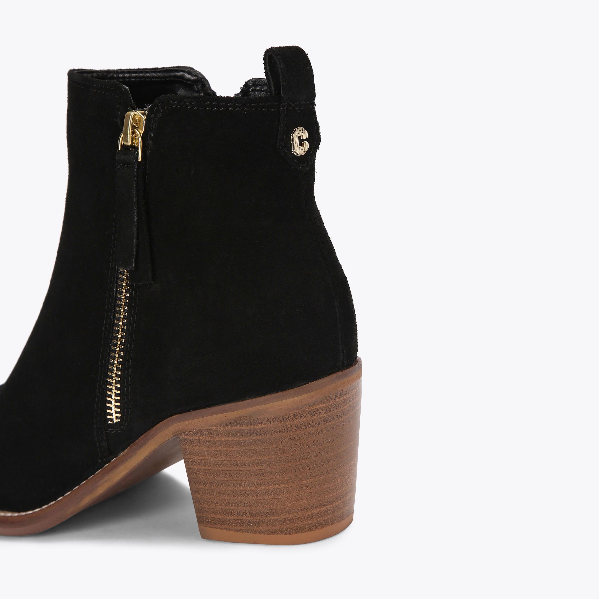 SECIL Black Suede Ankle Boots by CARVELA SECIL Black Suede Ankle Boots by CARVELA
