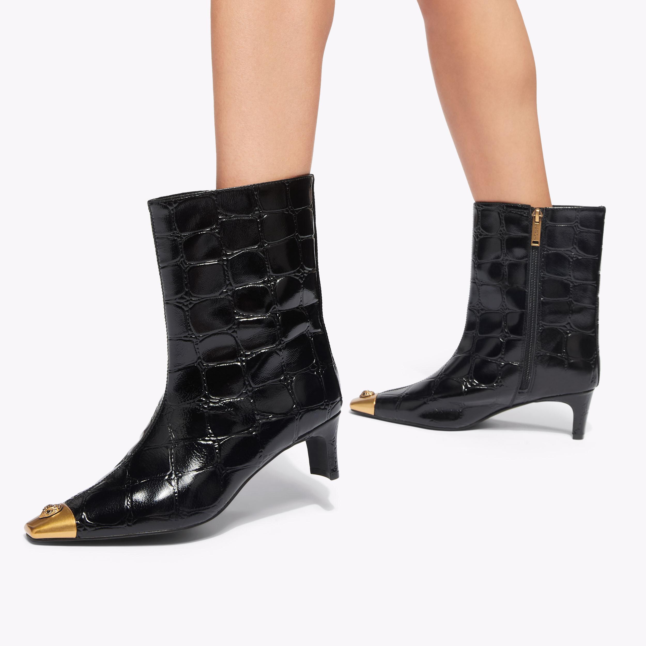 Andre Assous - Women's Selena Croc Embossed Ankle Boot main image 1