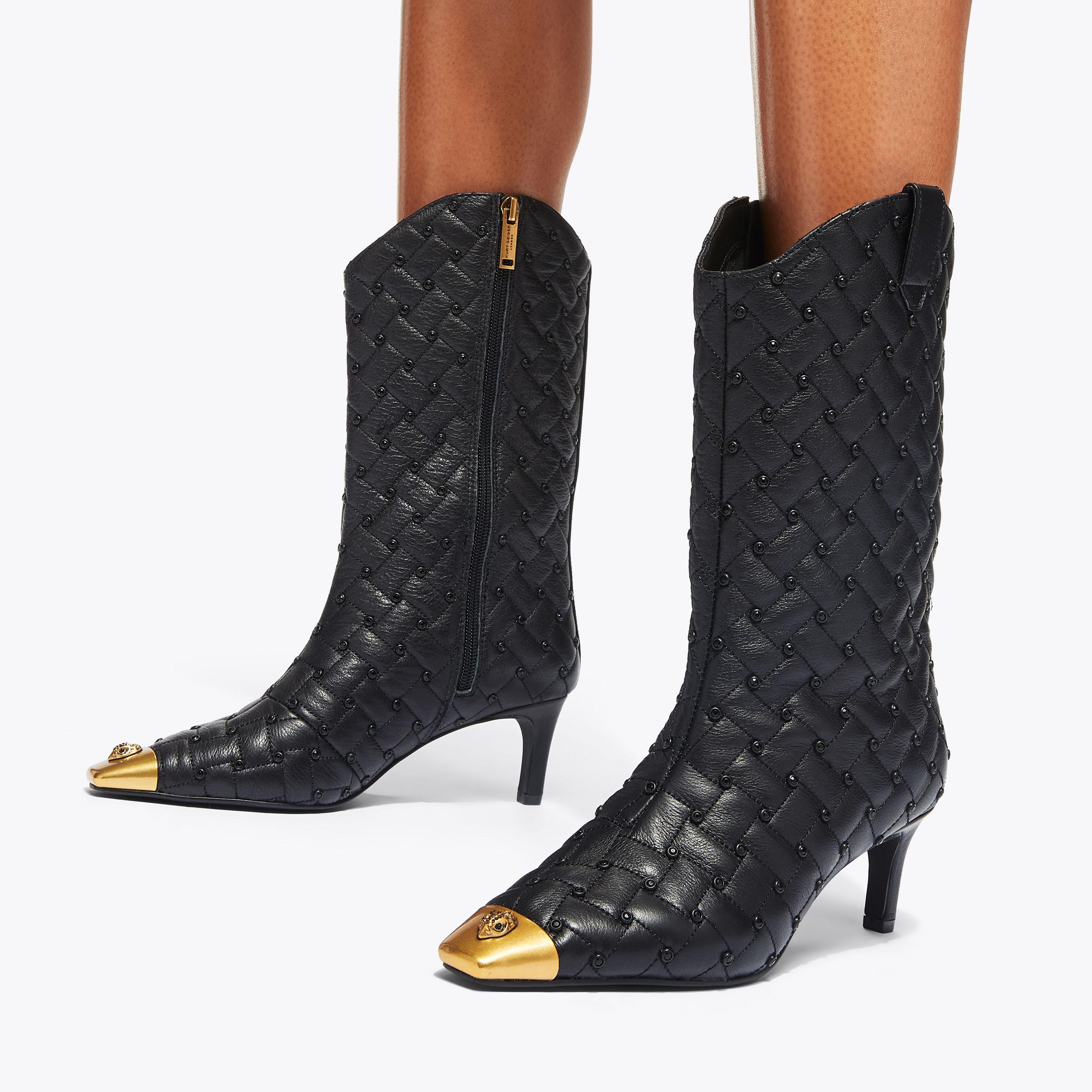 REGENT CRYSTAL BOOT Black Crystal Ankle Boot by KURT GEIGER LONDON