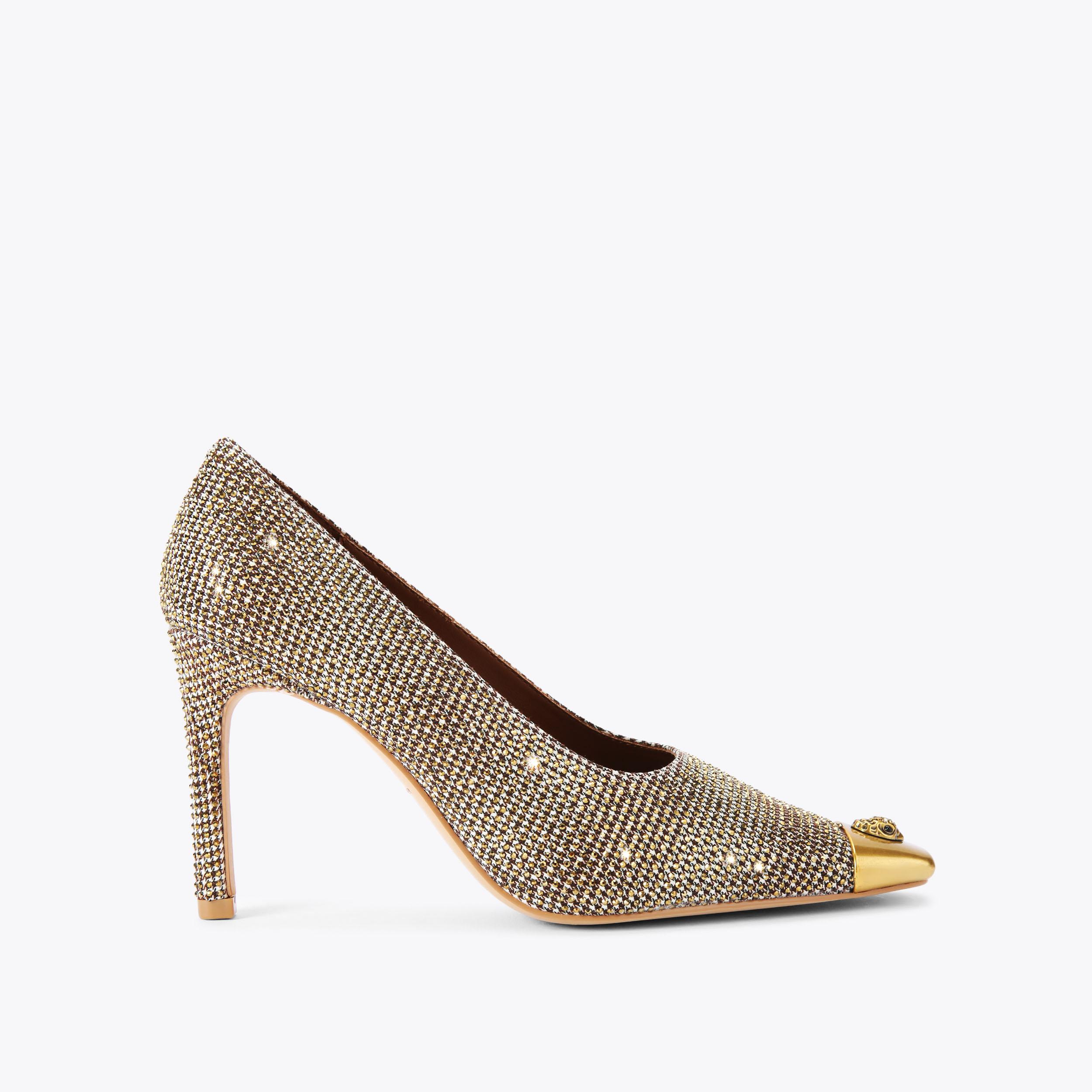 carvela by kurt geiger REGENT COURT Beige Crystal Court Heels by KURT GEIGER LONDON