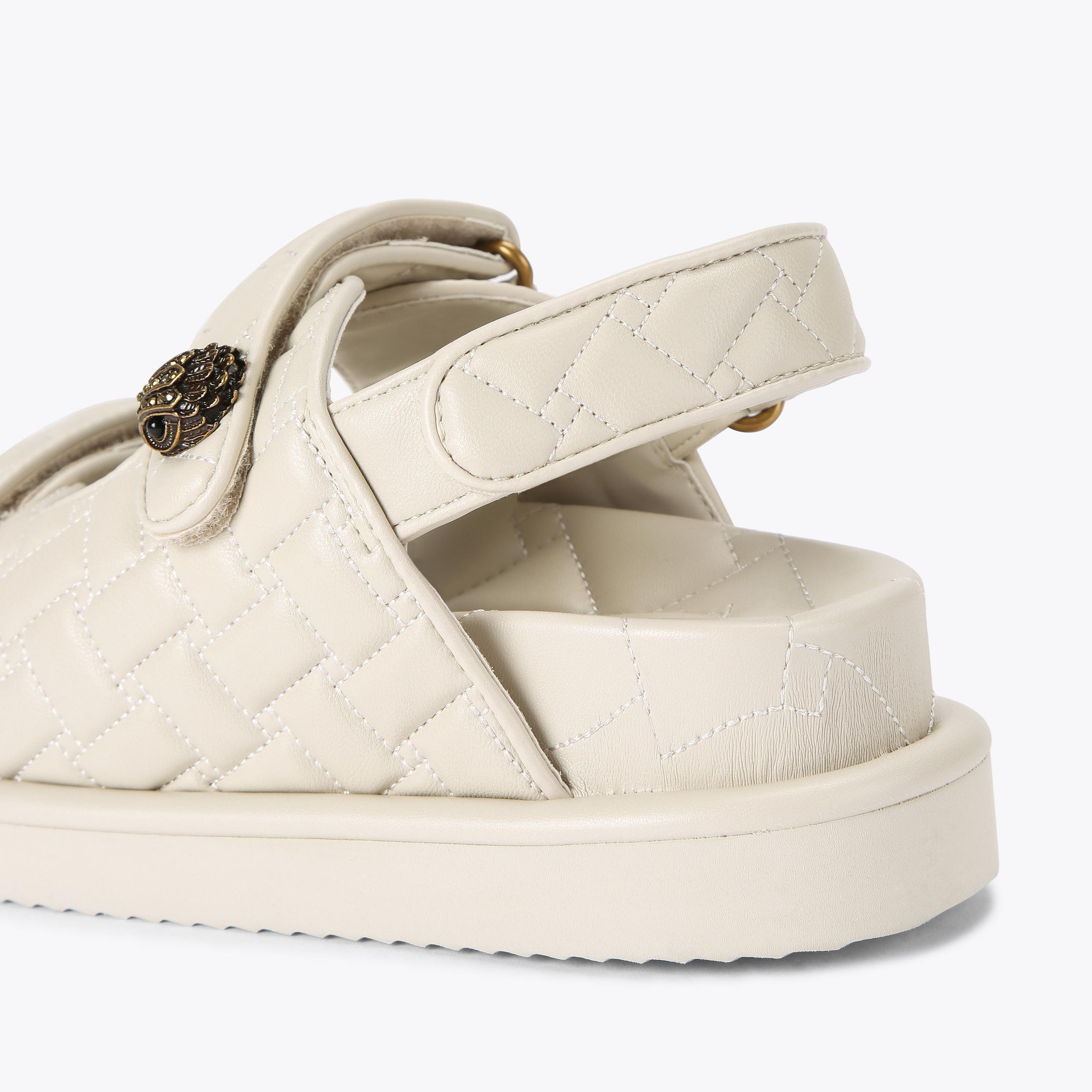 ORSON Bone Quilted Sandal by KURT GEIGER LONDON