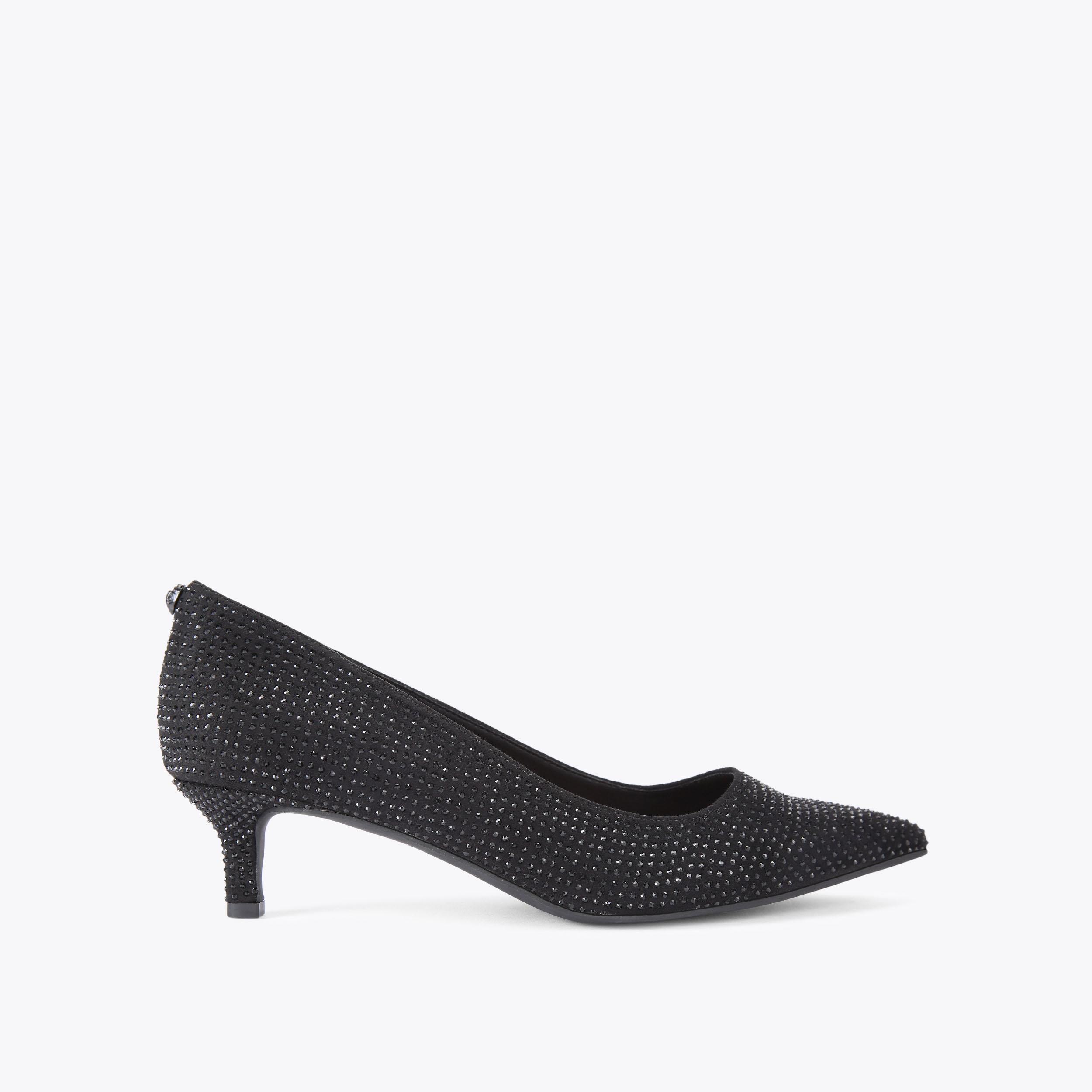 Kensington Flexi Court Heel - black