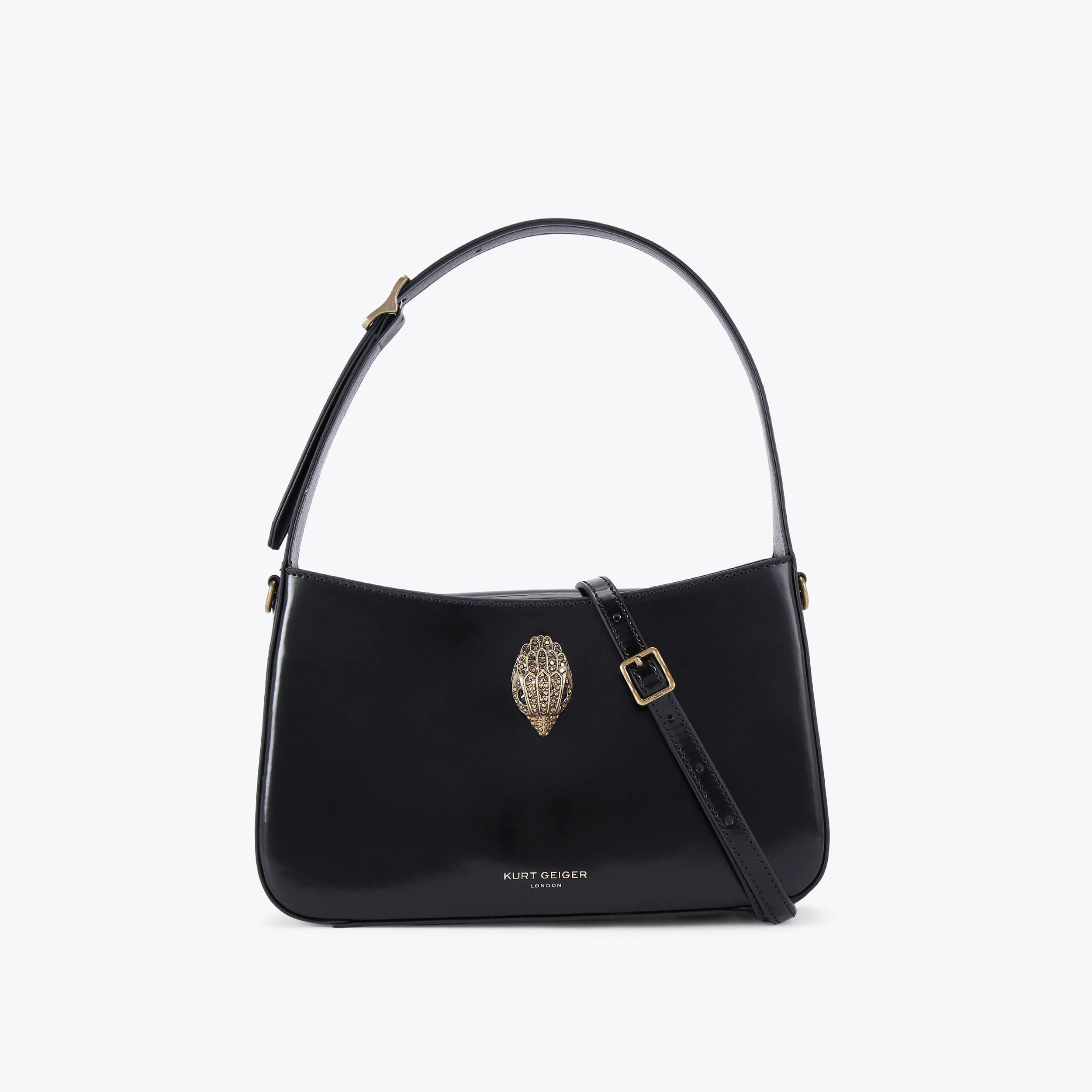 shoulder BAG　[black] DISTRESSED EFFECT FLAP CROSSBODY BAG - Black | ZARA United