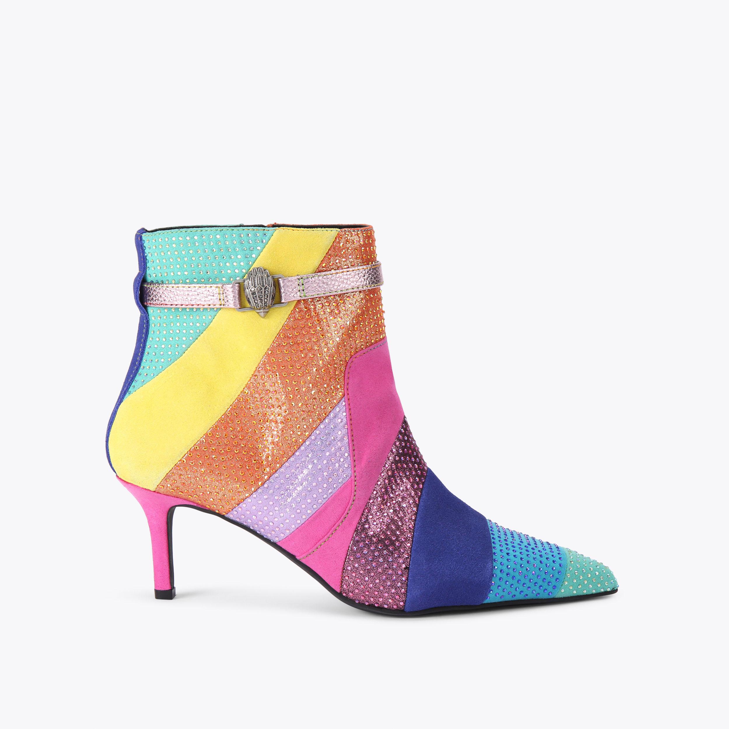 carvela by kurt geiger KENSINGTON FLEXI ANKLE Rainbow Crystal Ankle Boot by KURT GEIGER LONDON