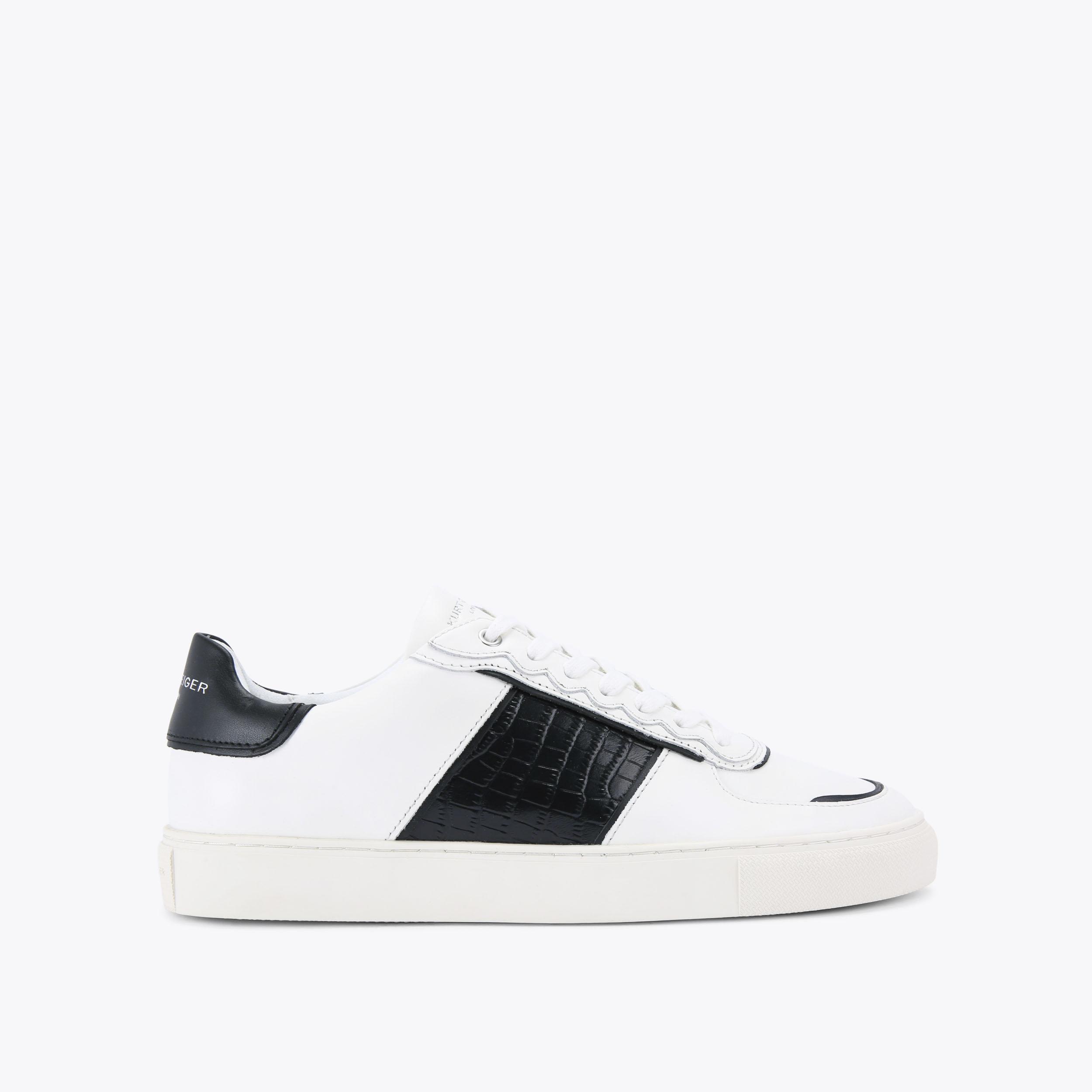 LENNON COURT Black White Sneaker by KURT GEIGER LONDON