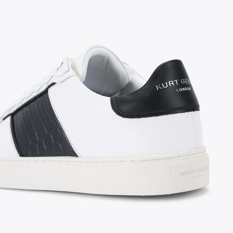 LENNON COURT Black White Sneaker by KURT GEIGER LONDON