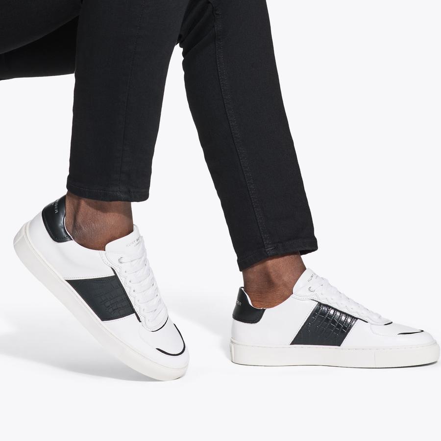 LENNON COURT Black White Sneaker by KURT GEIGER LONDON