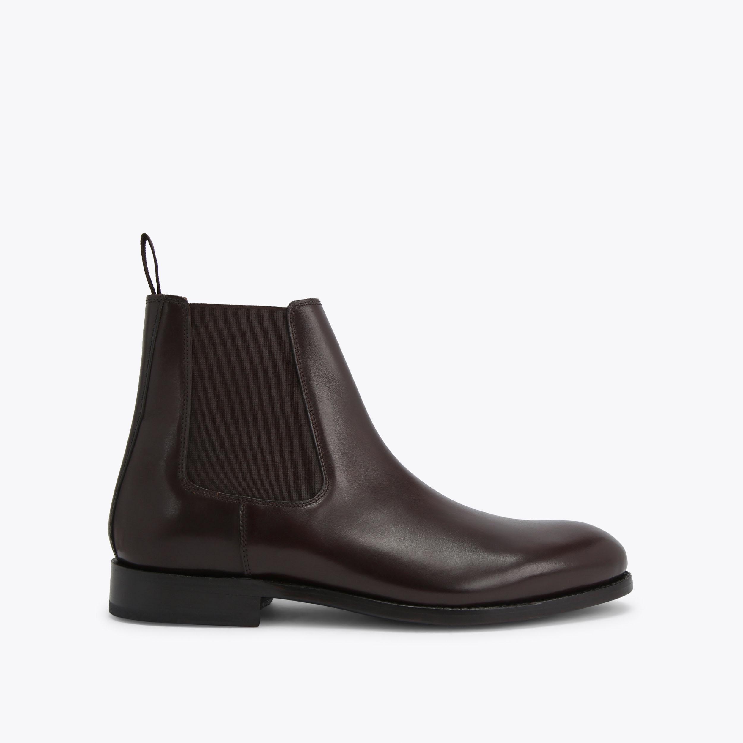 SLOANE CHELSEA BOOT GW Black Leather Chelsea Boot by KURT GEIGER LONDON