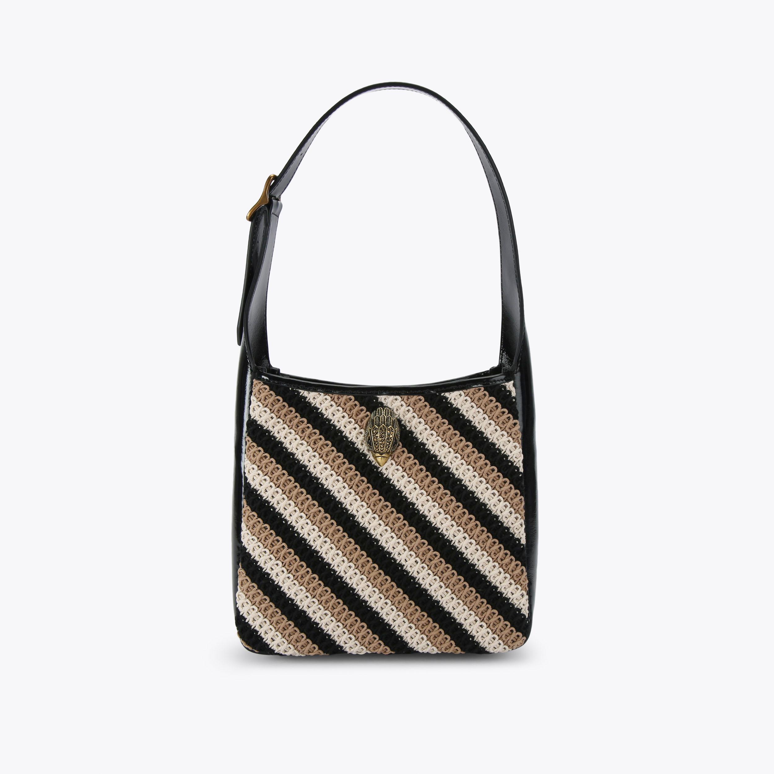 carvela by kurt geiger SMALL BOND HOBO Raffia Woven Shoulder Bag by KURT GEIGER LONDON