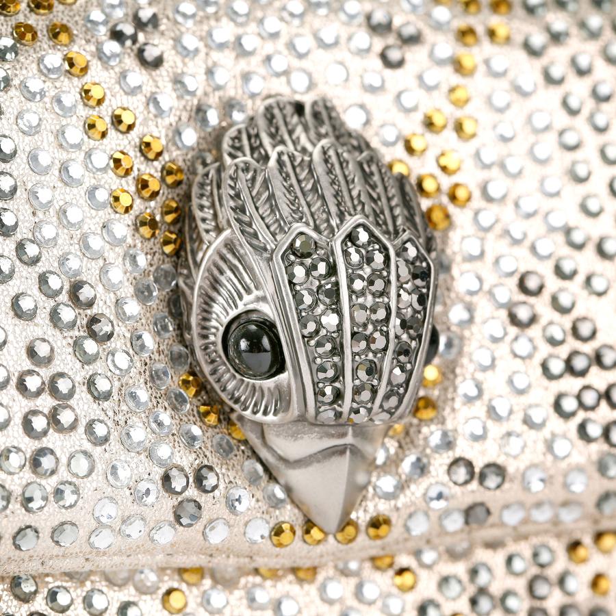 FABRIC MINI KENSINGTON Mini Snake Crystal Cross Body Bag by KURT GEIGER LONDON