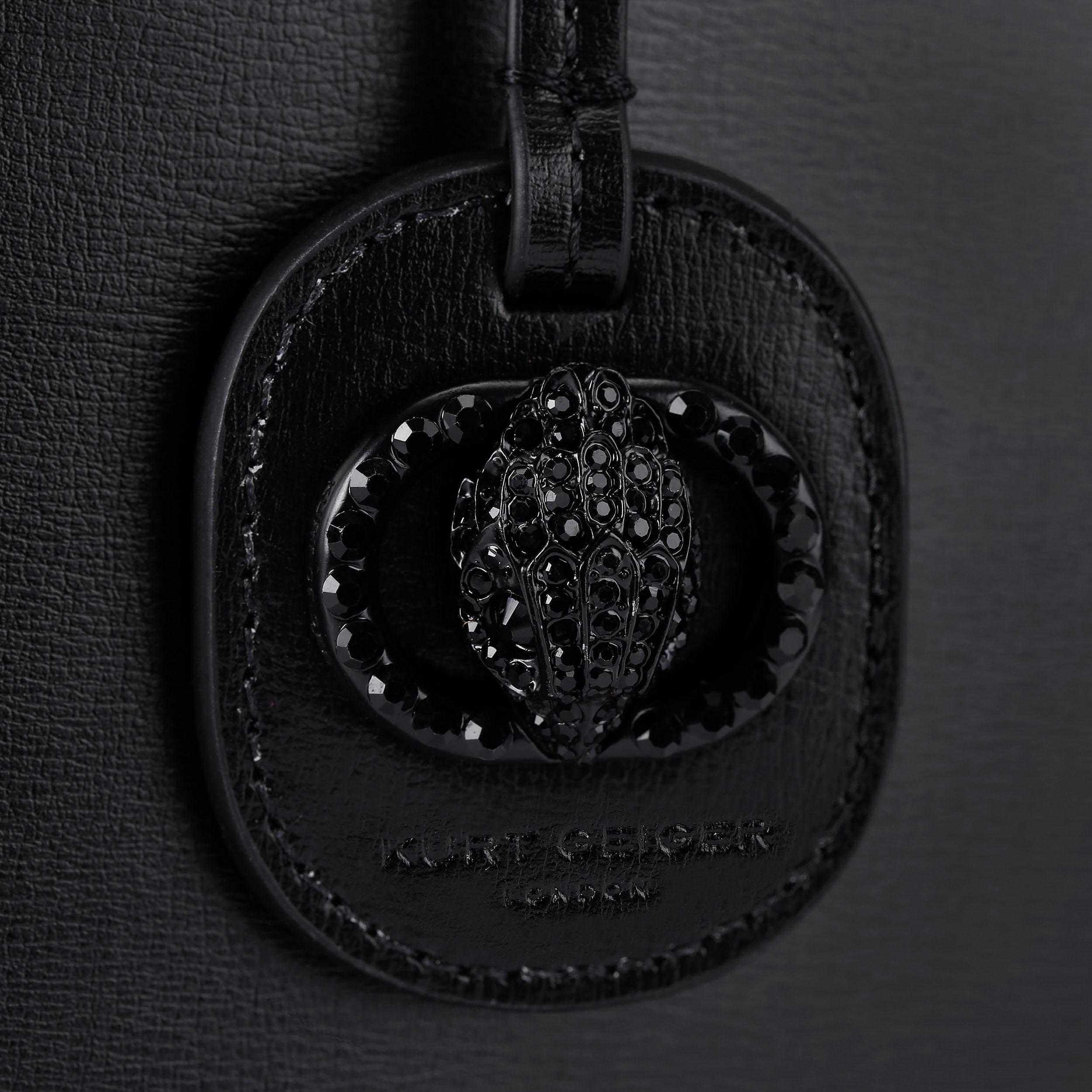 CHELSEA SHOPPER BAG DR Black Drench Shopper Bag by KURT GEIGER LONDON