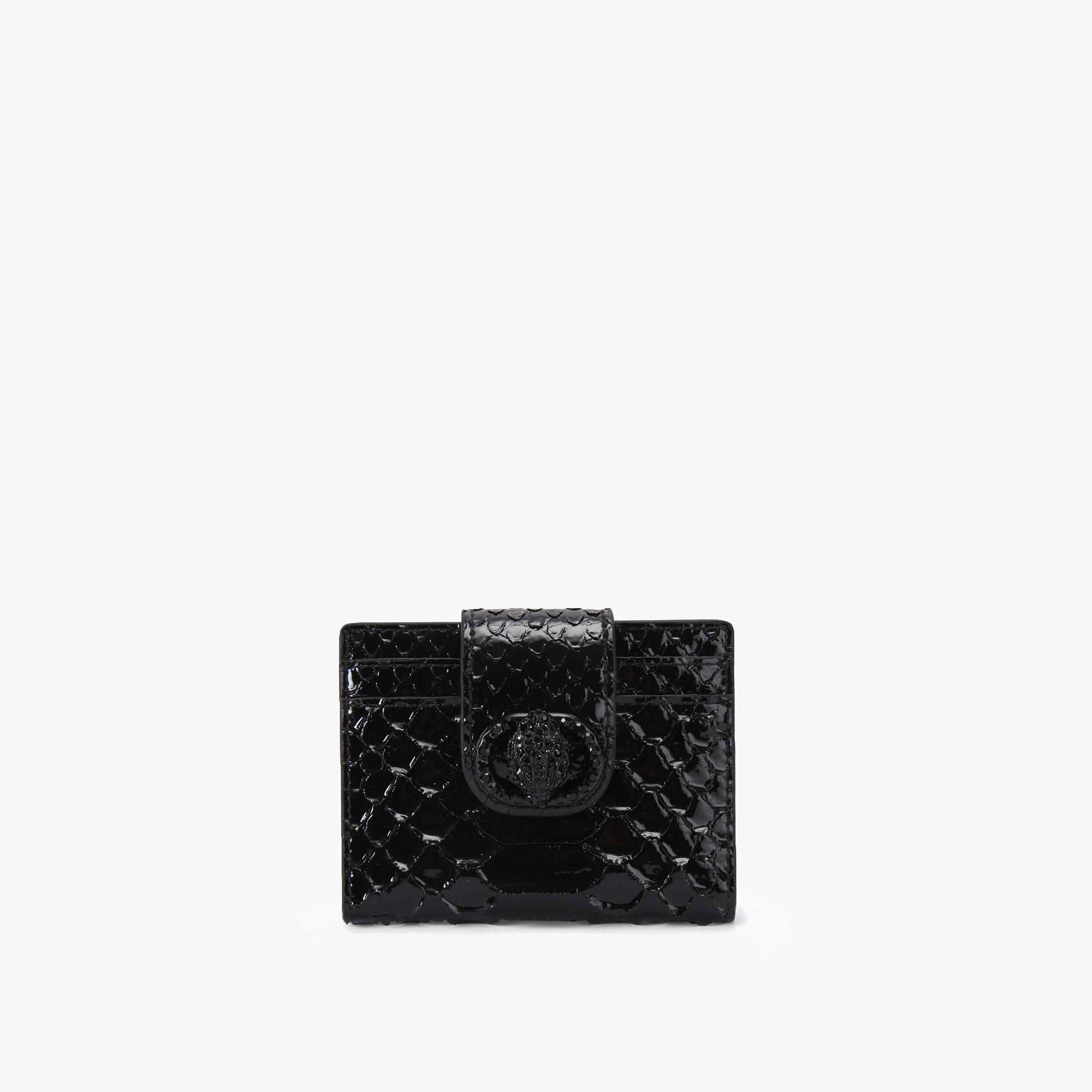 MULTI CARD KENSINGTON DR Black Flap Over Purse by KURT GEIGER LONDON
