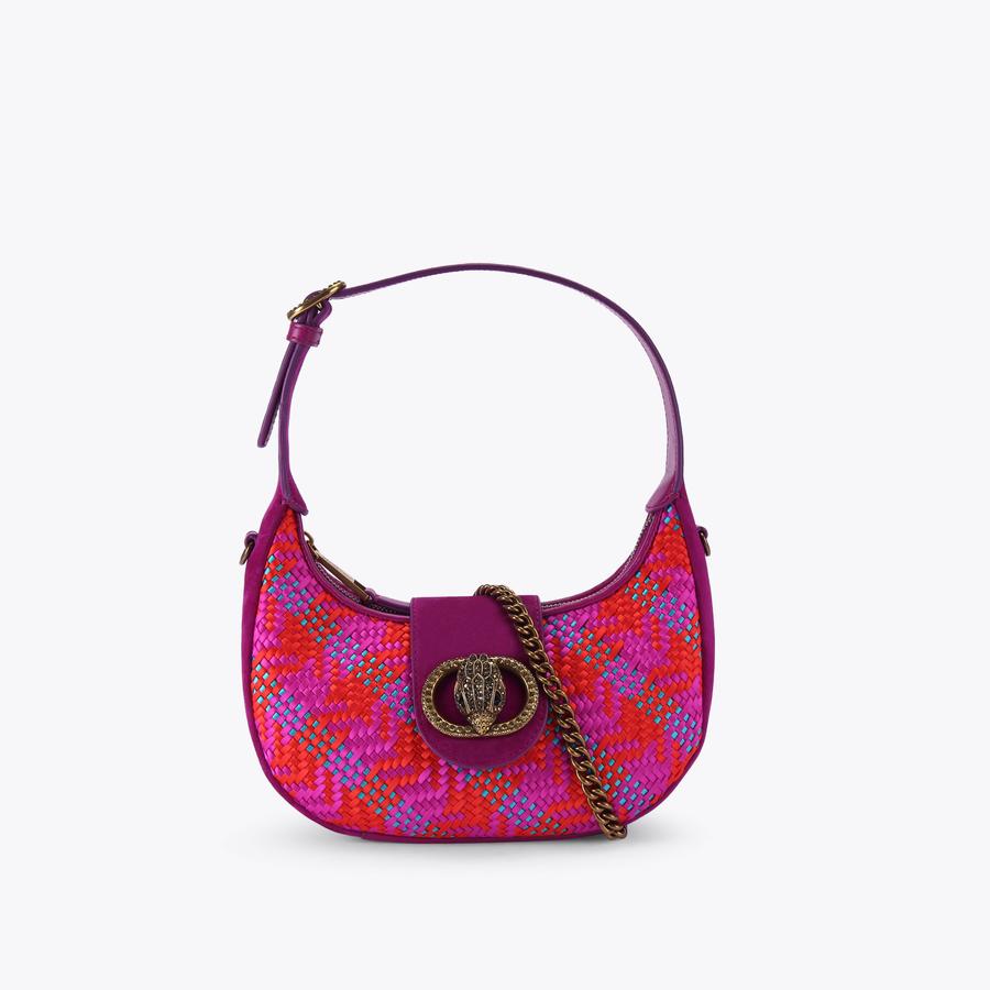 SSU Fucsia 24h Hobo Sack Black×pink SM CHELSEA HOBO Fuchsia Orange Hobo Bag by KURT GEIGER LONDON