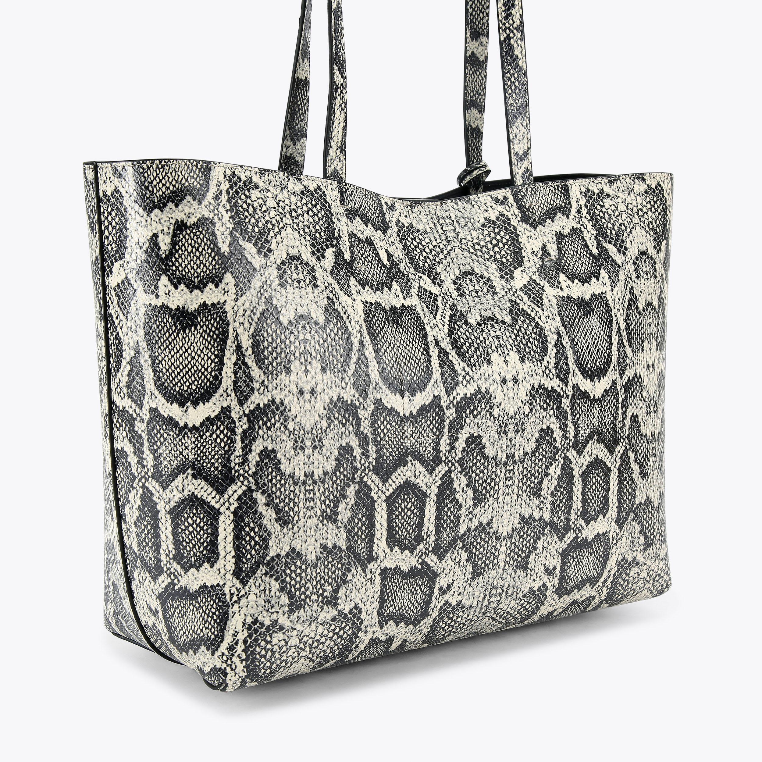 CHELSEA SHOPPER BAG Snake Skin Shopper Bag by KURT GEIGER LONDON