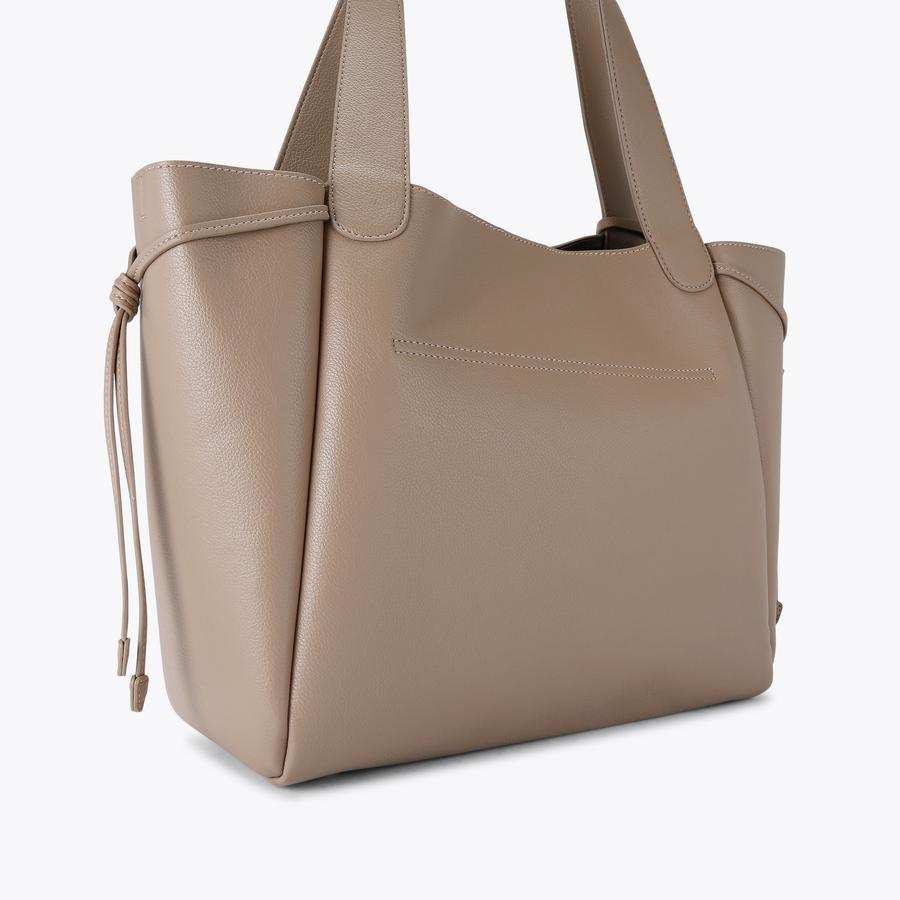 MILANO TOTE Taupe Shoulder Bag by CARVELA