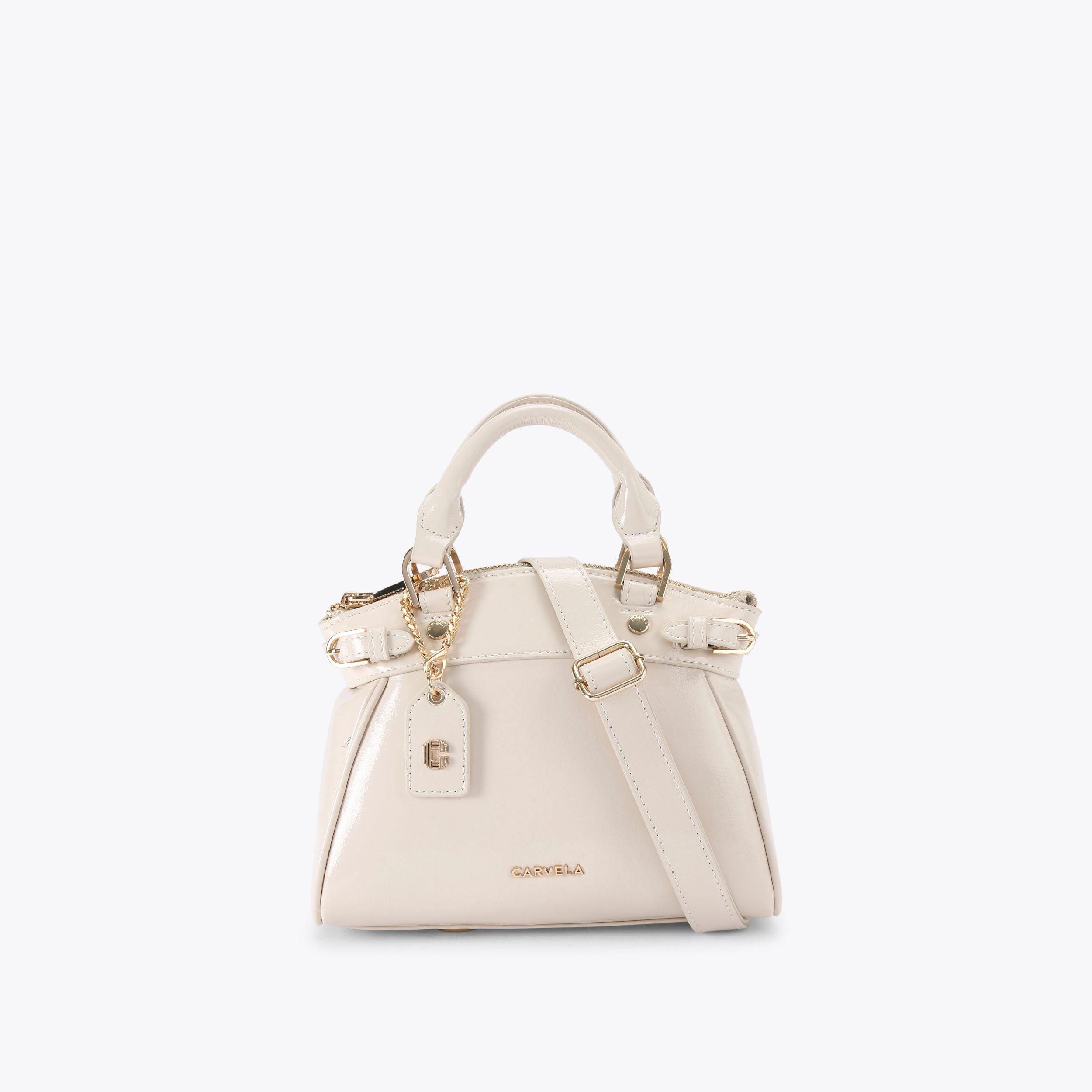 Mini Valentina Tote Bag - white