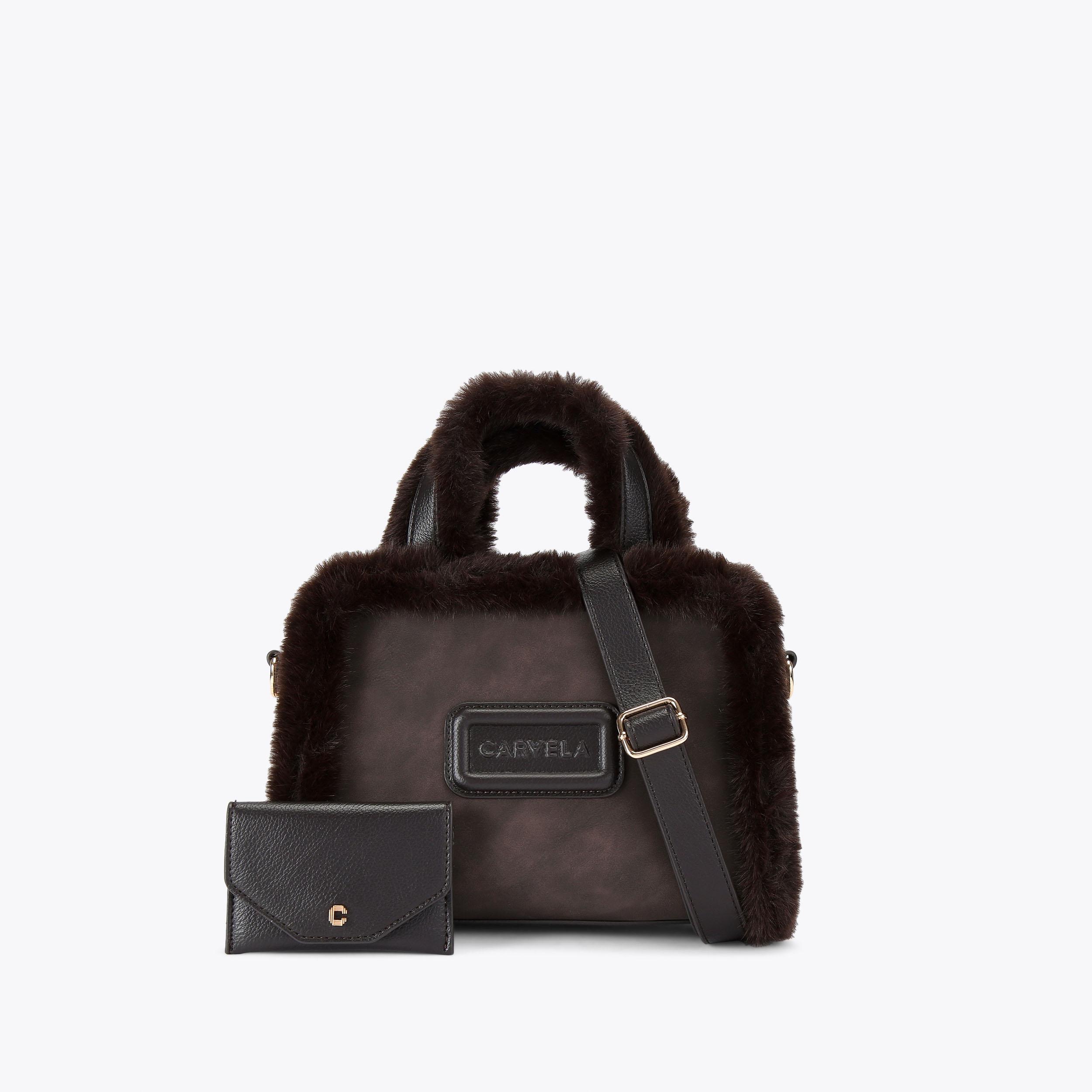 Mini Bella Borg Tote Bag - brown