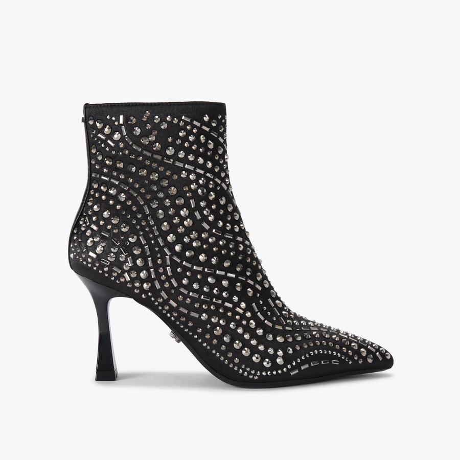 CATWALK ANKLE Satin Heeled Ankle Boot by CARVELA