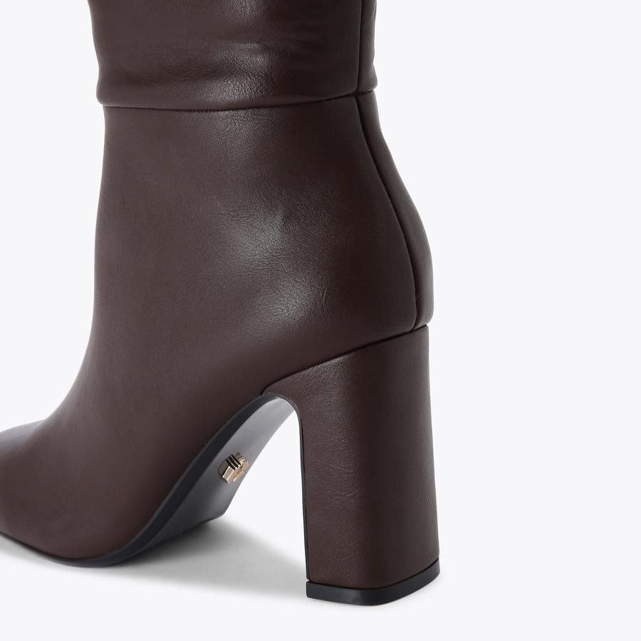 JACKPOT KNEE Dark Brown Knee High Boot by CARVELA