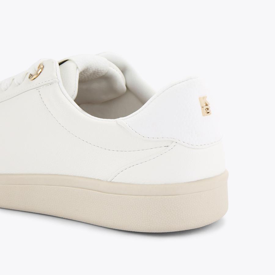 ELIZA White Lace Up Sneaker by KG KURT GEIGER
