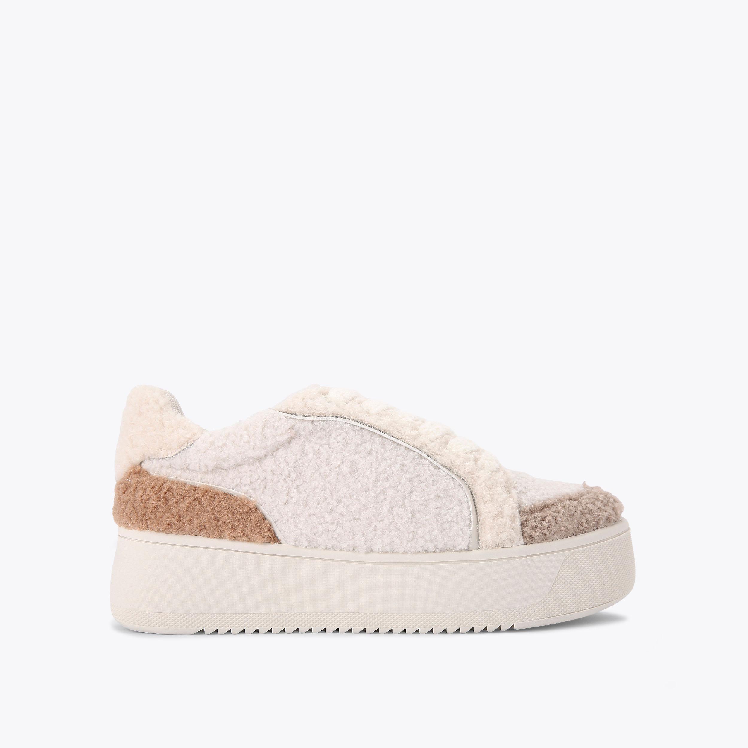 LIGHTER WARM Faux Fur Trainer by KG KURT GEIGER