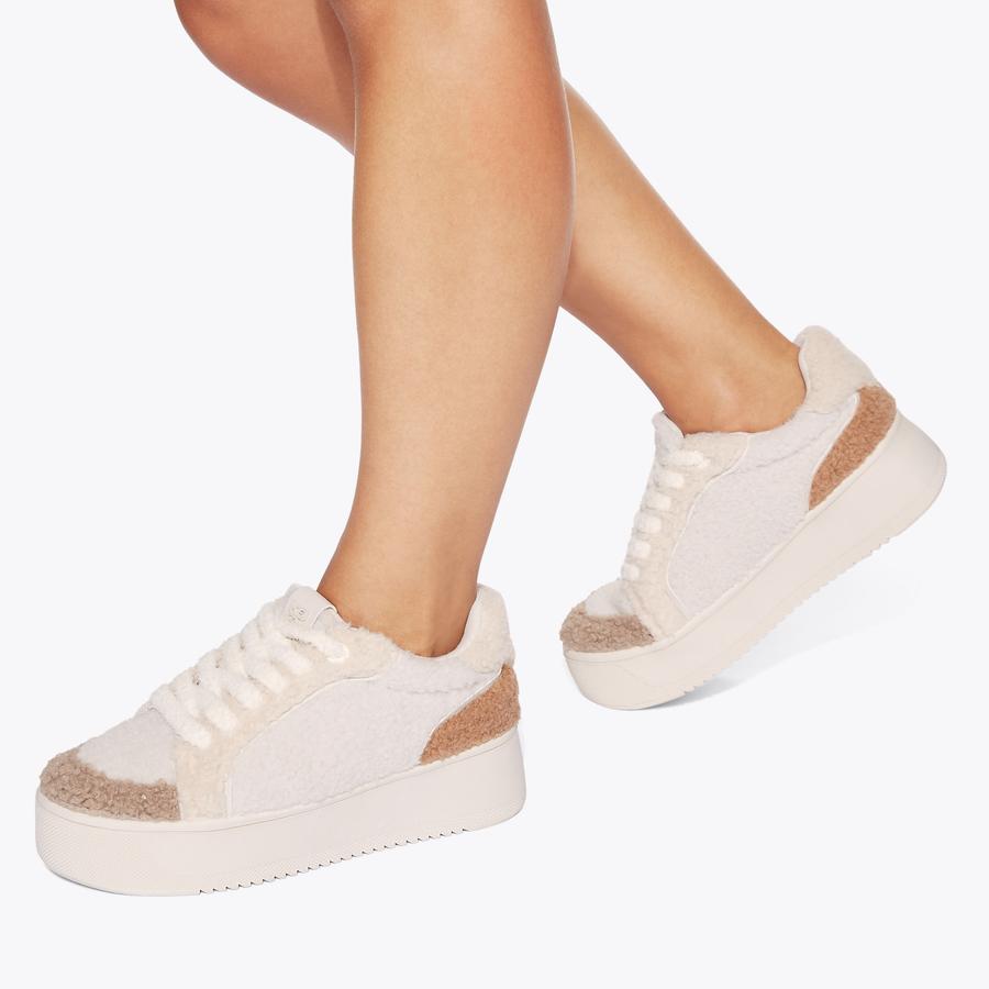 LIGHTER WARM Faux Fur Trainer by KG KURT GEIGER