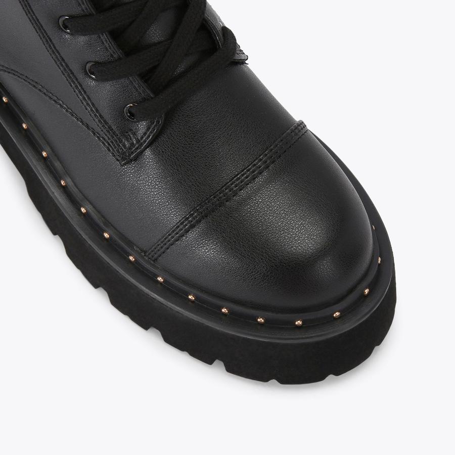 TRICK LACE UP Black Ankle Boot by KG KURT GEIGER TRICK LACE UP Black Ankle Boot by KG KURT GEIGER