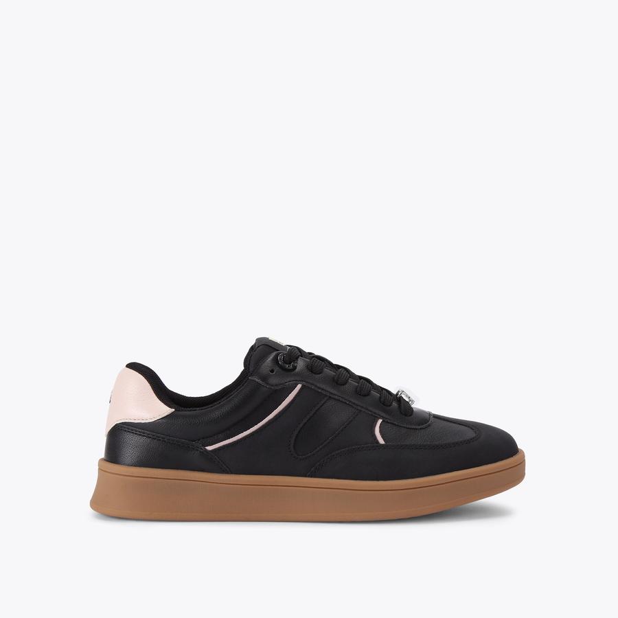 KINDRED Black And Pink Sneaker by KG KURT GEIGER