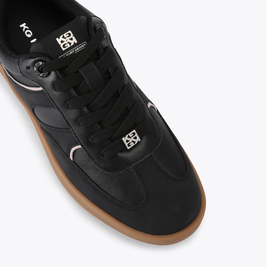 KINDRED Black And Pink Sneaker by KG KURT GEIGER