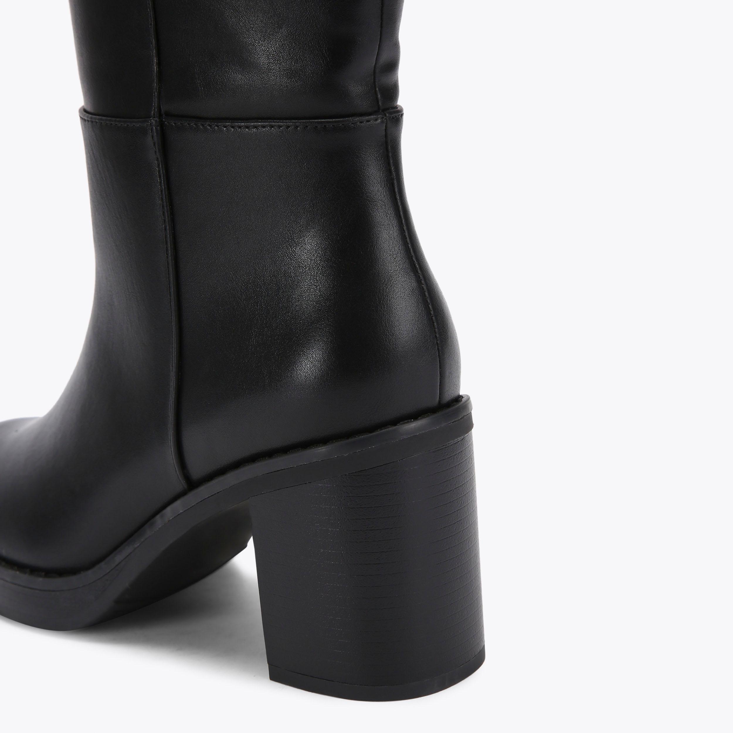 THATCH HIGH LEG Black Knee High Boot by KG KURT GEIGER