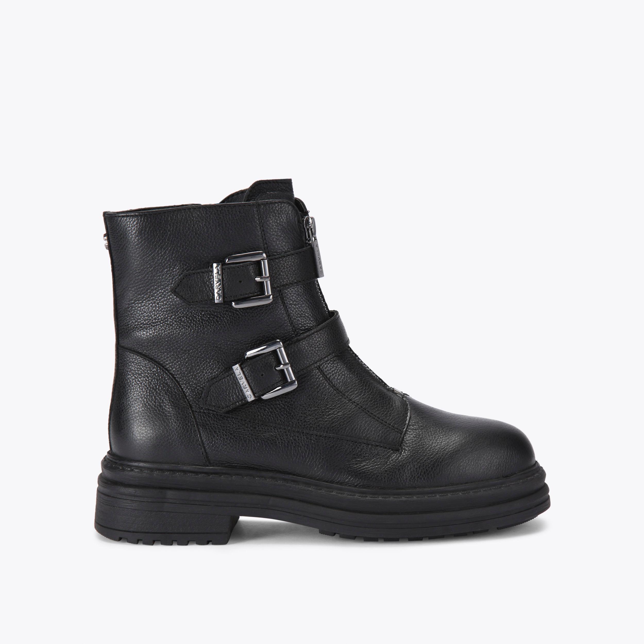 EXPLORER Black Ankle Boots by CARVELA