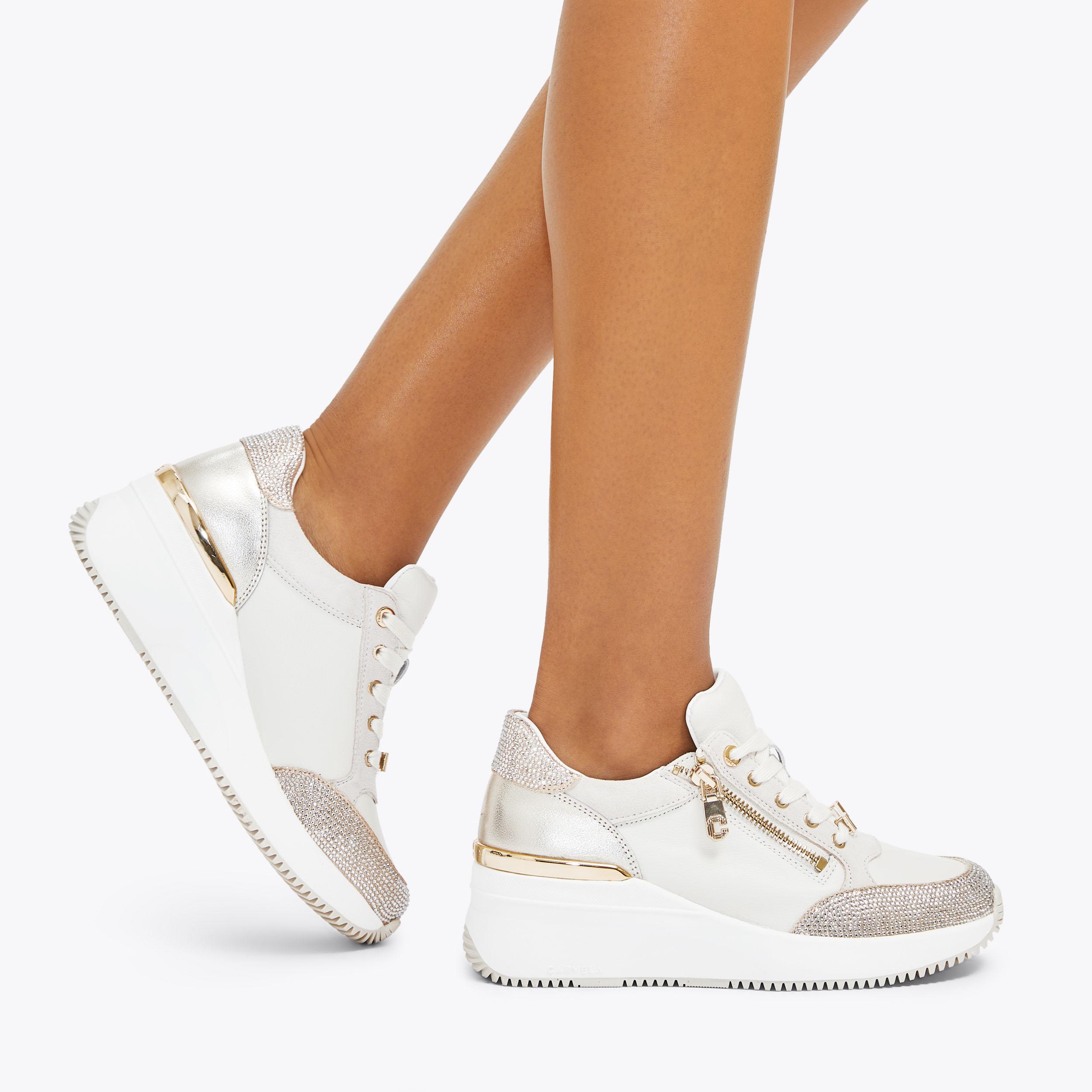 CLARA WEDGE HEEL SNEAKERS IN WIDE – Journee