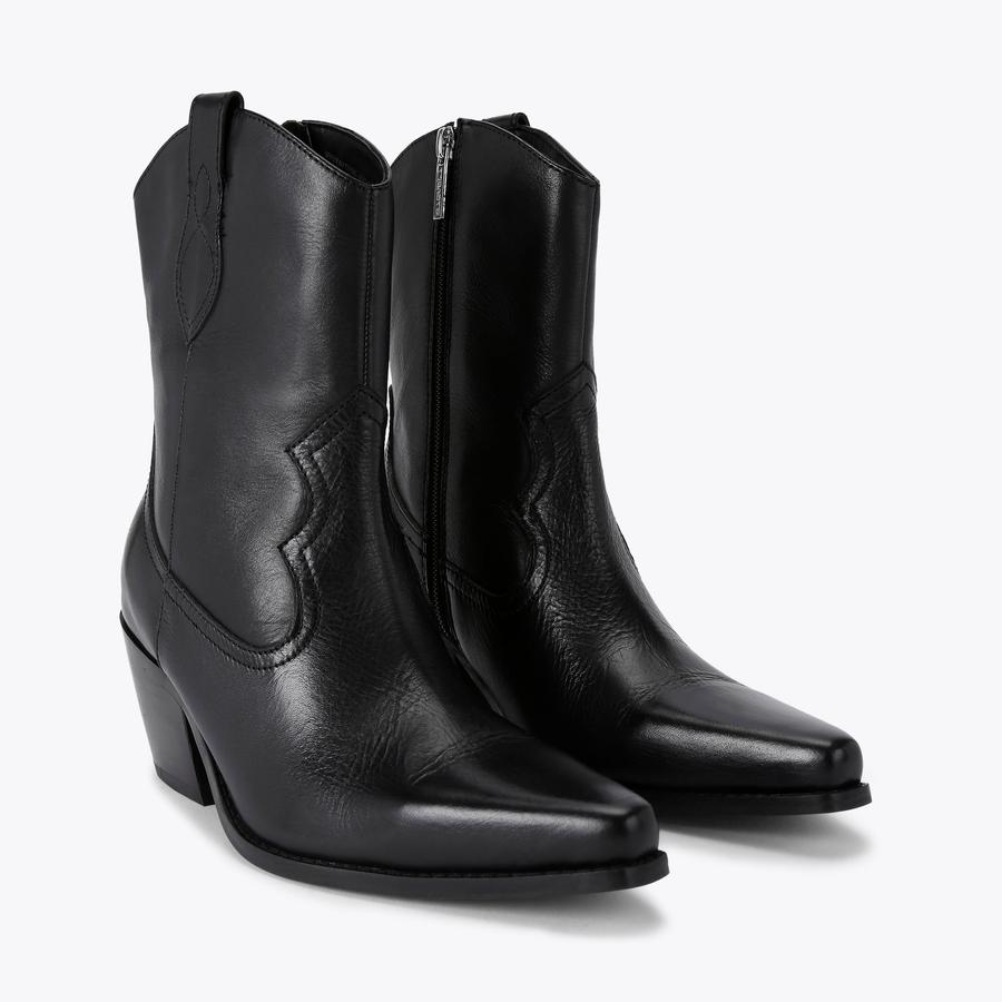 MAVEN Black Western Boot by CARVELA