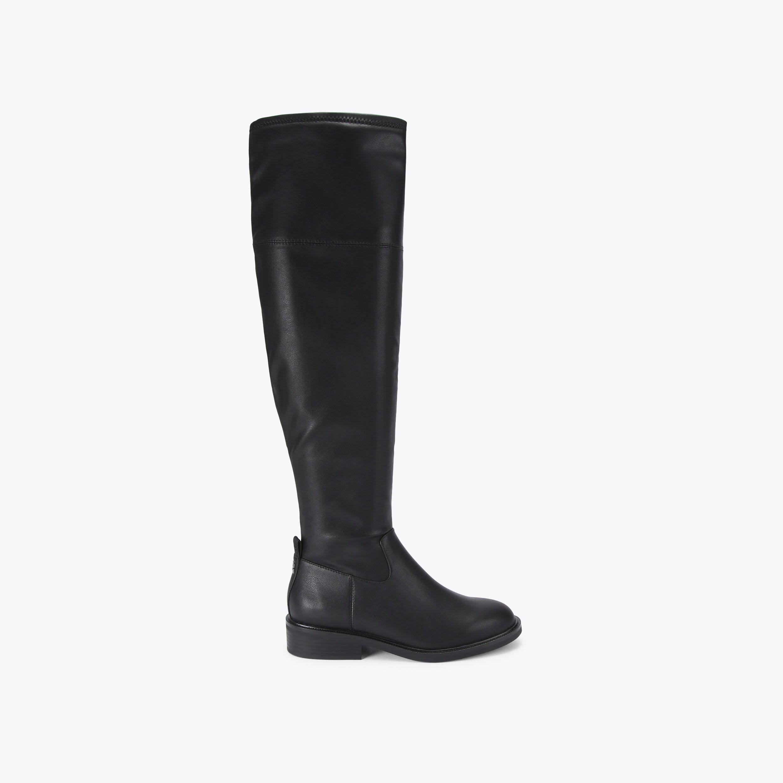 JAMIE2 Black Patent Croc Lace Up Boots by KG KURT GEIGER