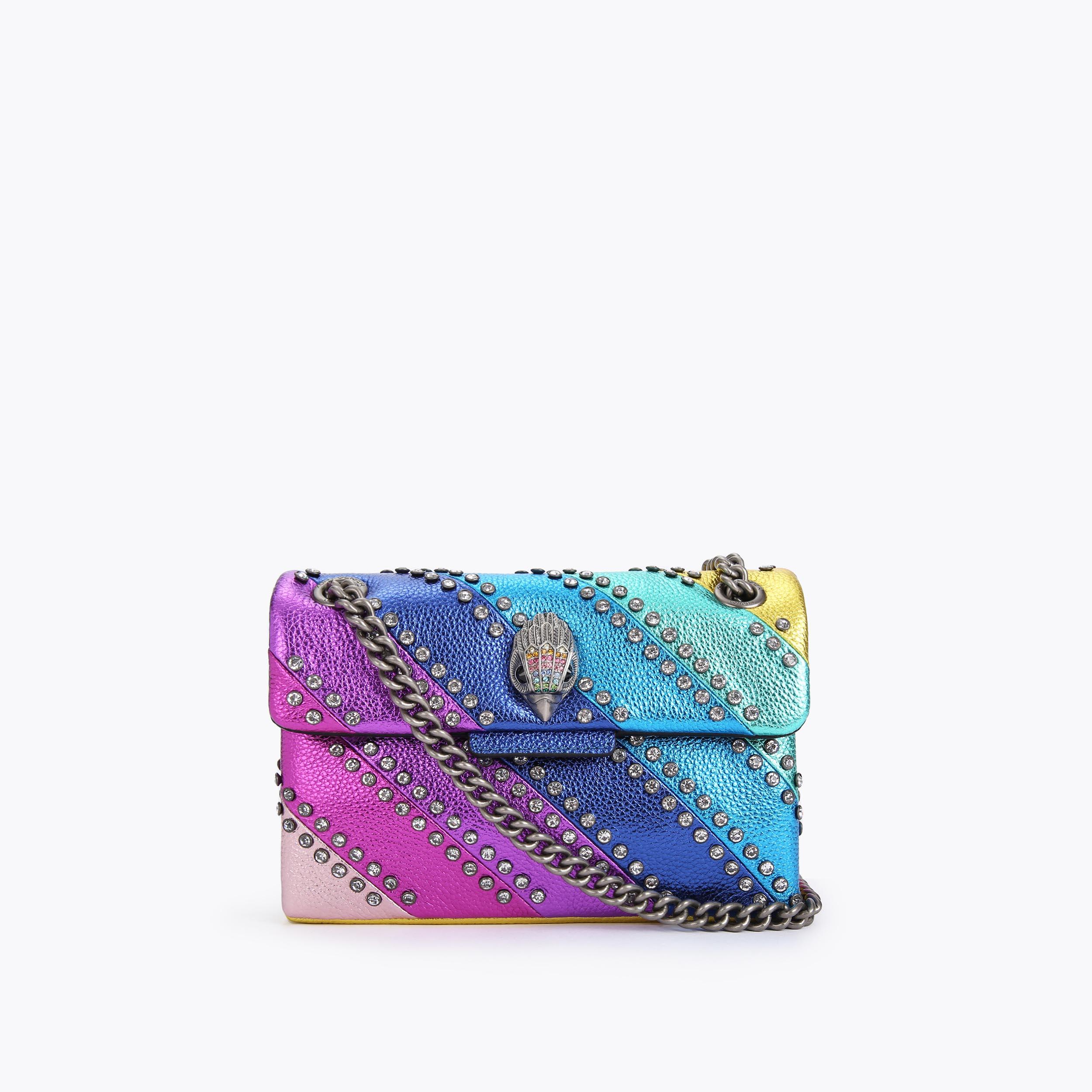 kurt geiger rhinestone rainbow bag