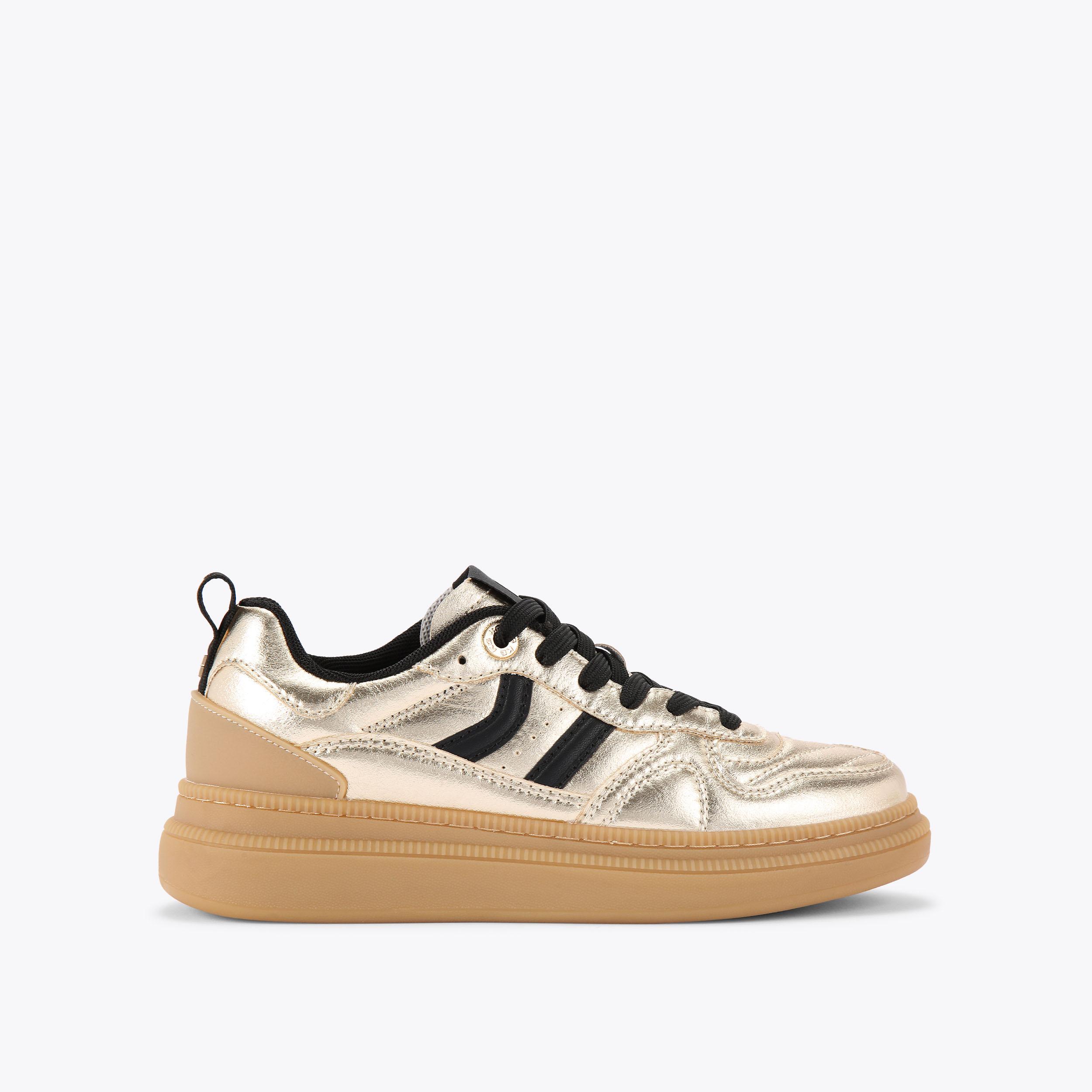 Kurt geiger metallic fashion trainers