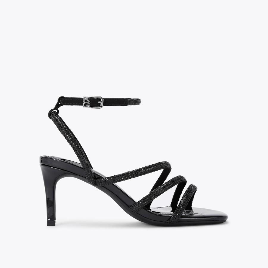 ケロリーナ SAVANNA LOW2 Black Crystal Heel by KG KURT GEIGER
