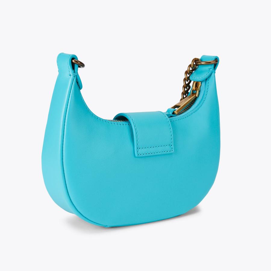 CHELSEA SM HOBO XBODY Turquoise Cross Body Bag by KURT