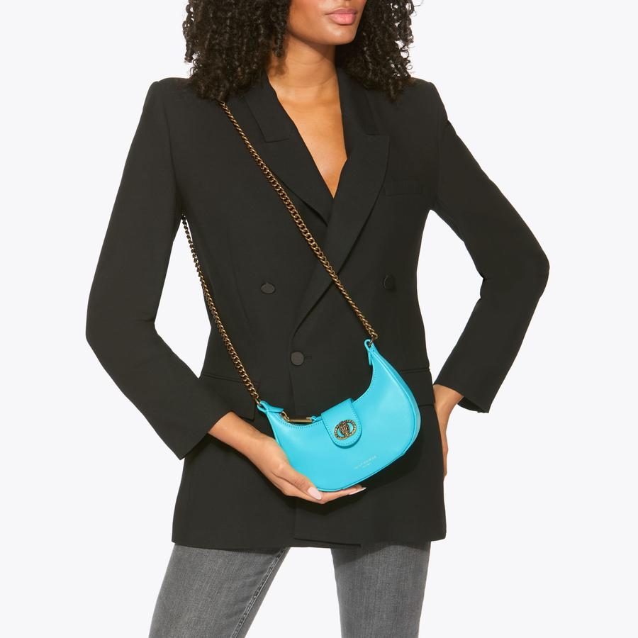 CHELSEA SM HOBO XBODY Turquoise Cross Body Bag by KURT