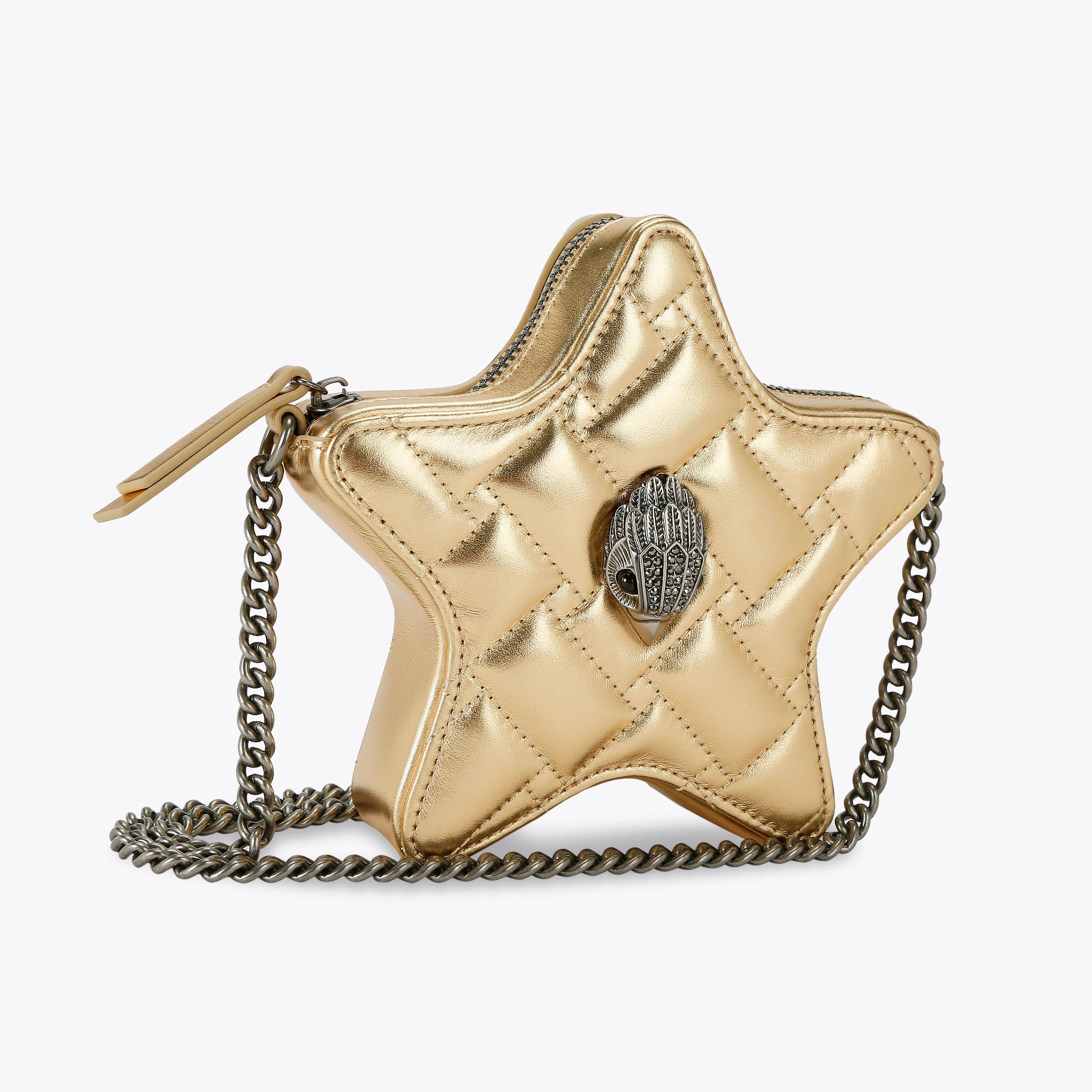 【Golden 】Star Bag KENSINGTON STAR XBODY Gold Star Cross Body Bag by KURT