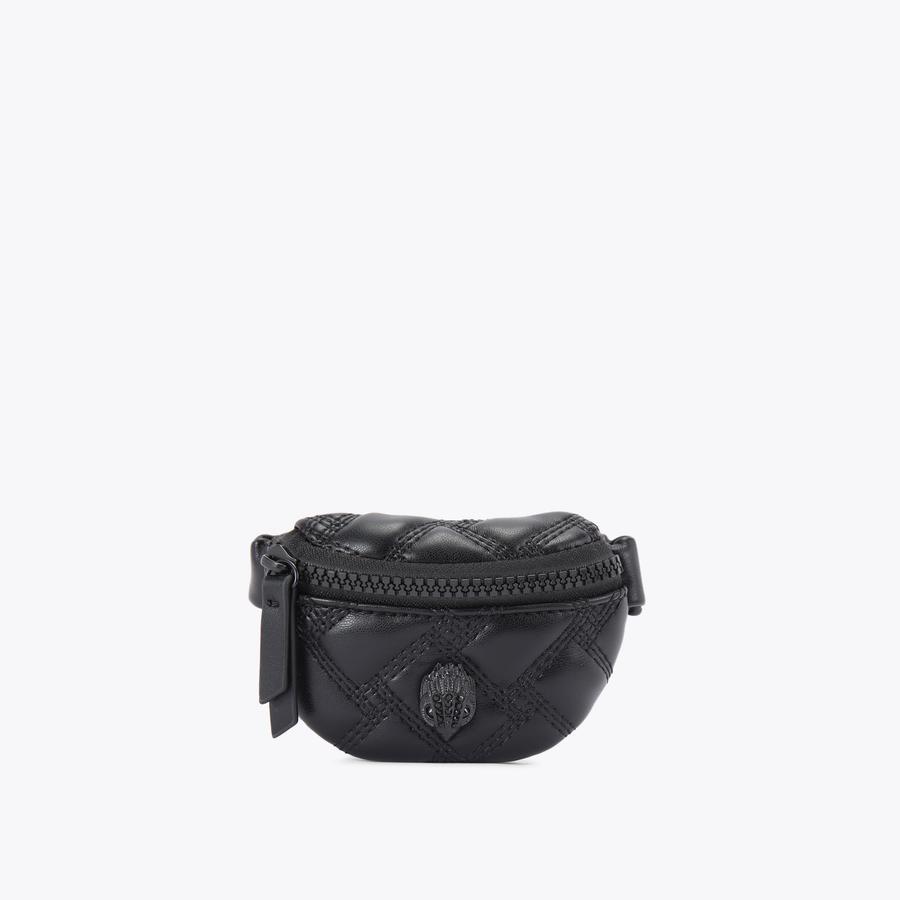 KENSINGTON WRISLET DR Black Leather Wristlet by KURT GEIGER LONDON