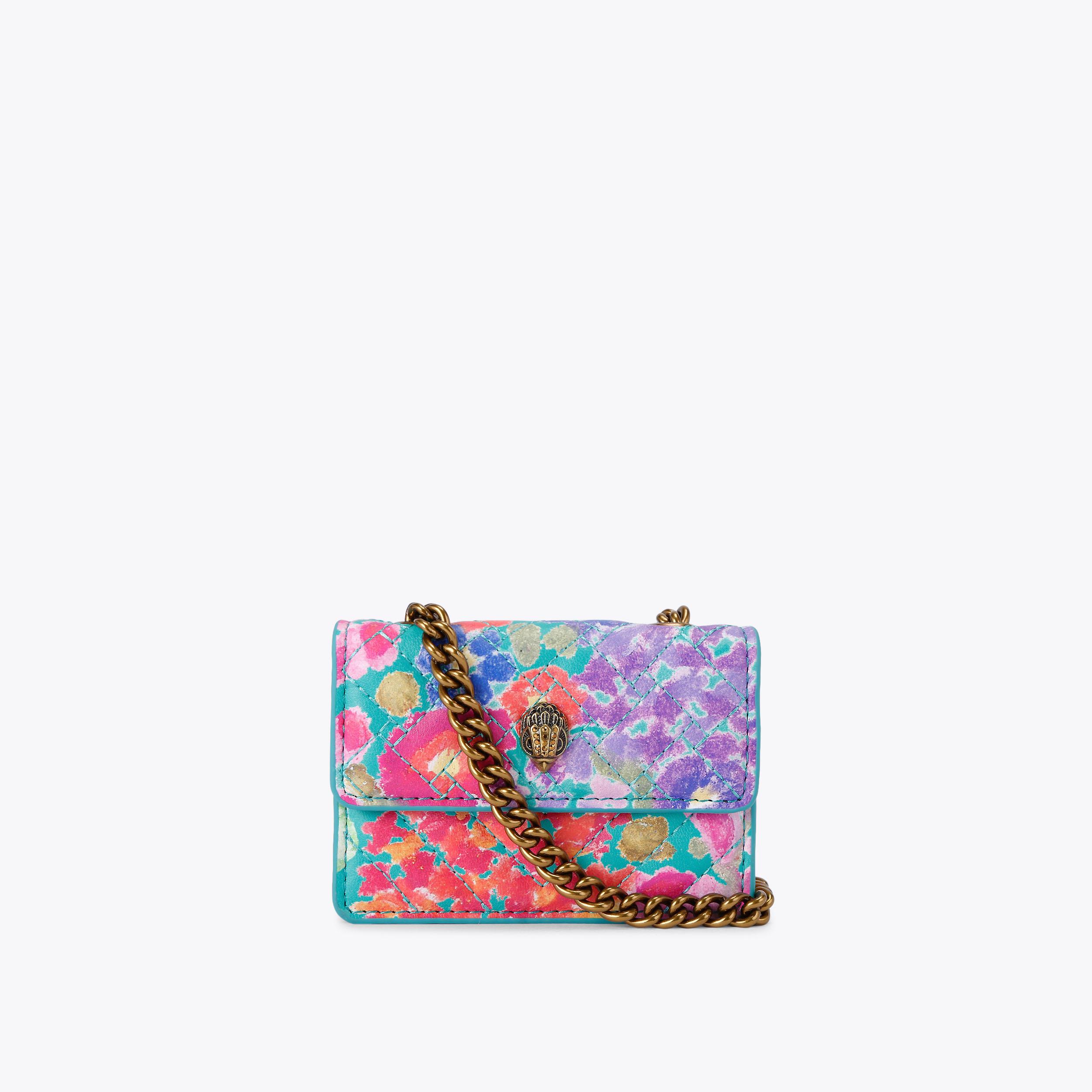 carvela by kurt geiger MICRO KENSINGTON Turquoise Mini Cross Body Bag by KURT GEIGER LONDON