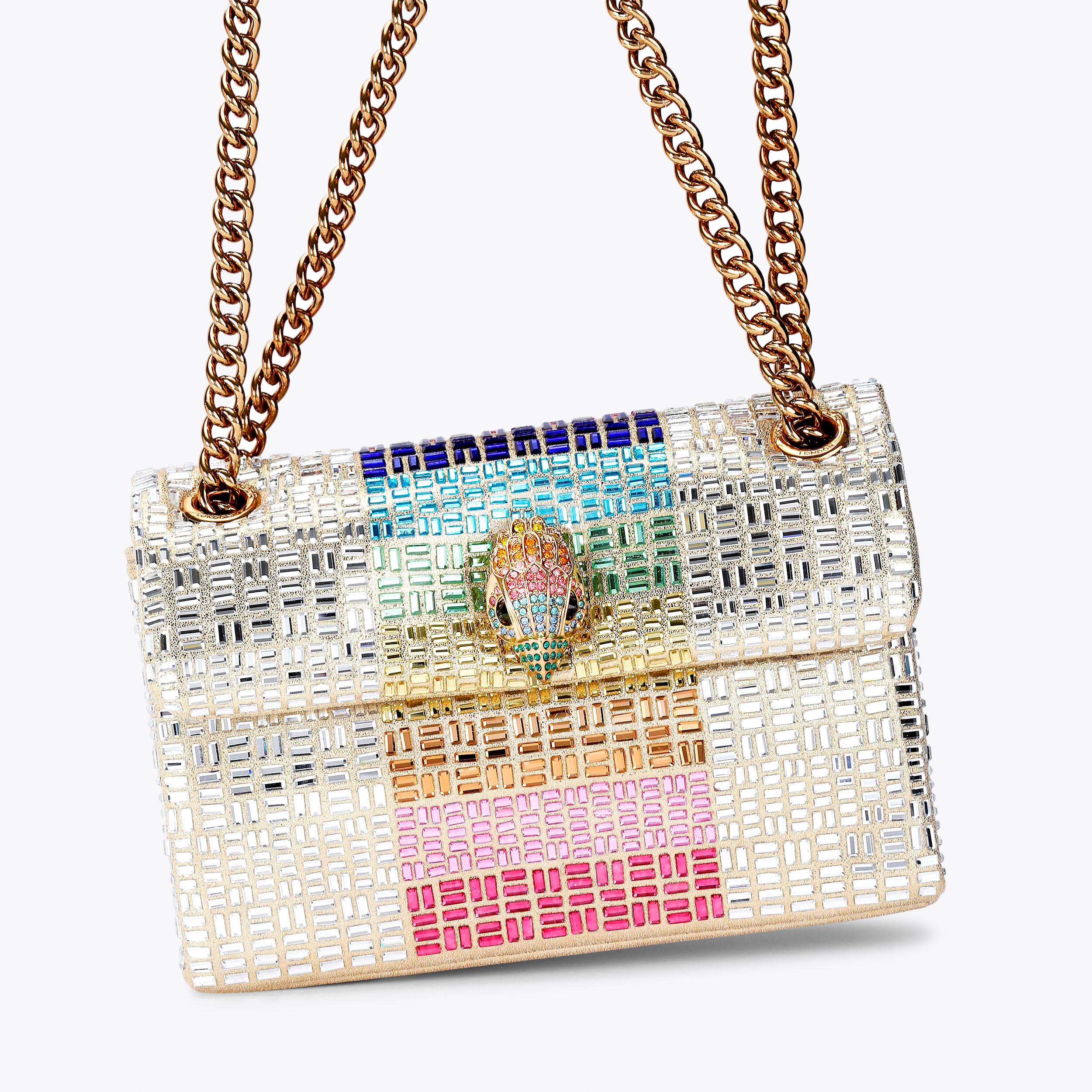 ★COVERNAT★刺繍ロゴMINI CROSS BAG MICRO KENSINGTON Floral Mini Cross Body Bag by KURT GEIGER