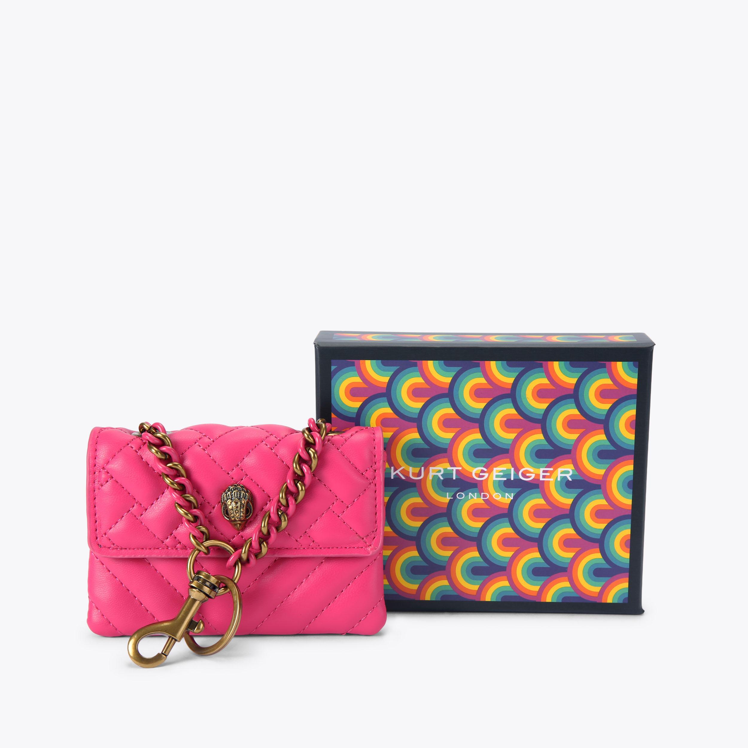 KENSINGTON CARD CHARM Pink Credit Card Keyring by KURT