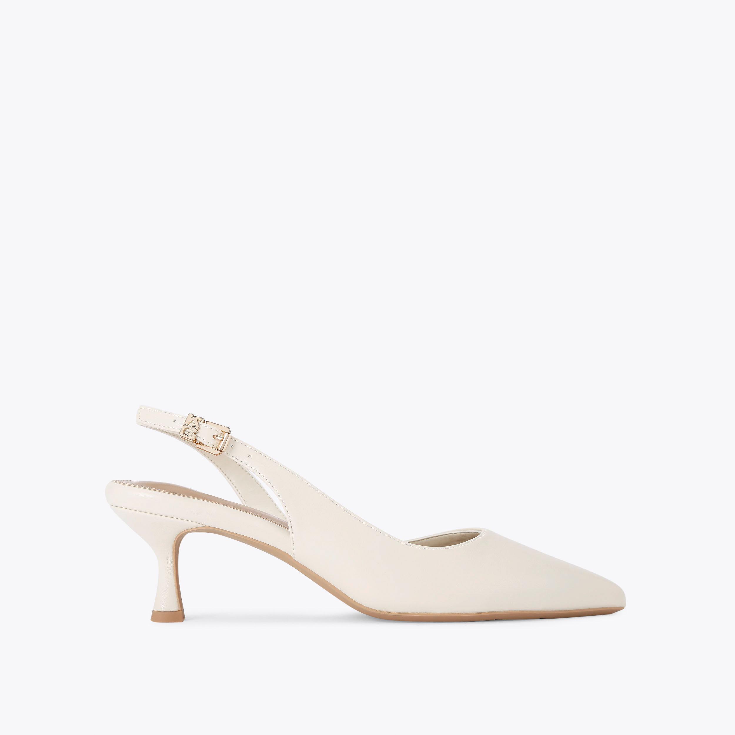 ARIA LOW2 Bone Slingback Heel by KG KURT GEIGER