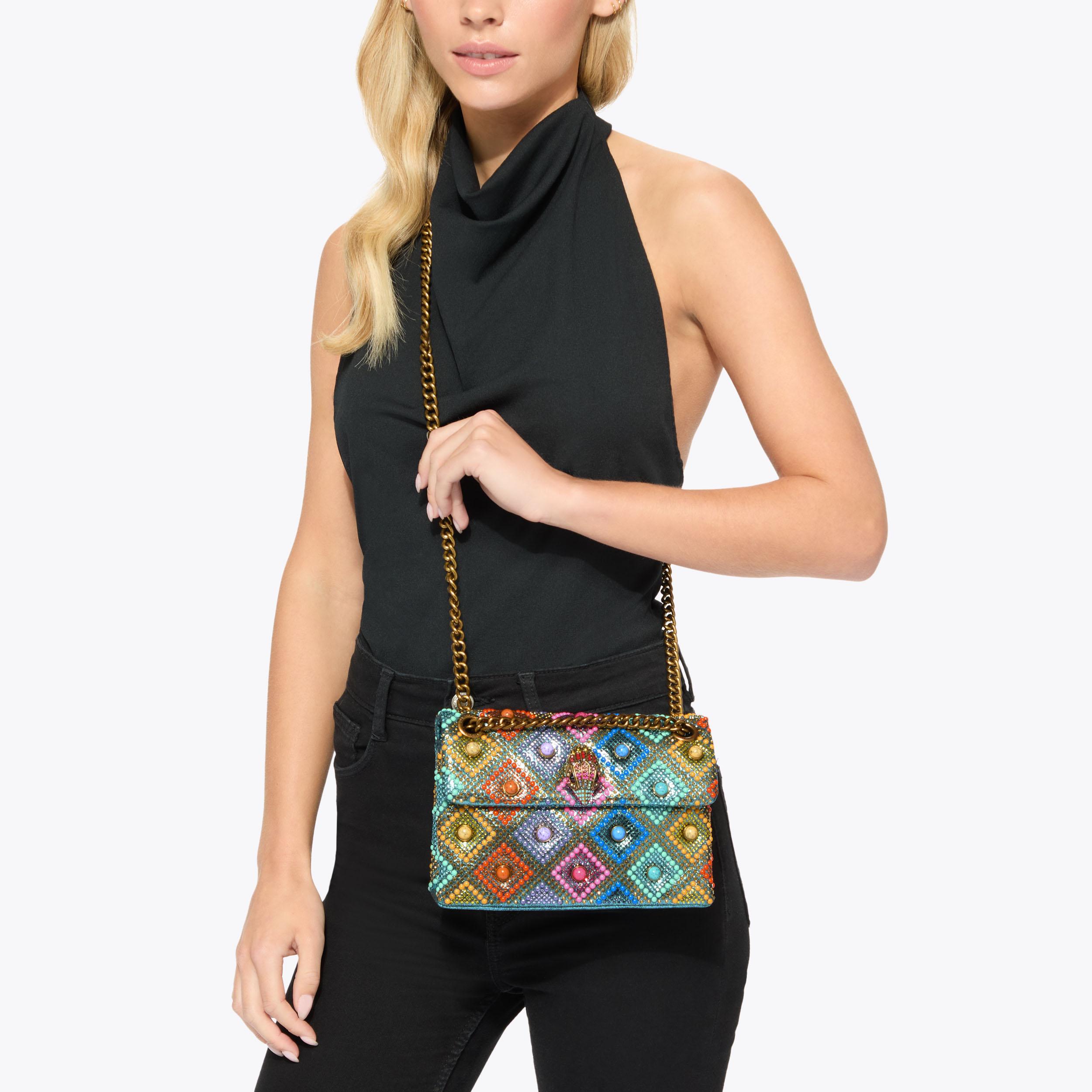 MINI KENSINGTON JEWEL Fabric Mini Bag by KURT GEIGER LONDON MINI KENSINGTON JEWEL Fabric Mini Bag by KURT GEIGER LONDON